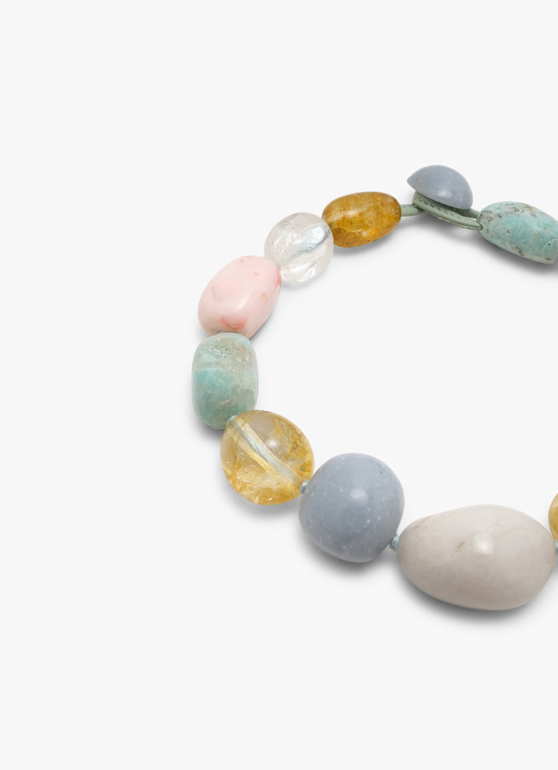 Necklace: multi materials