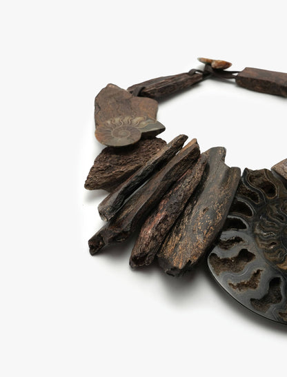 Necklace: ammonite, mammoth