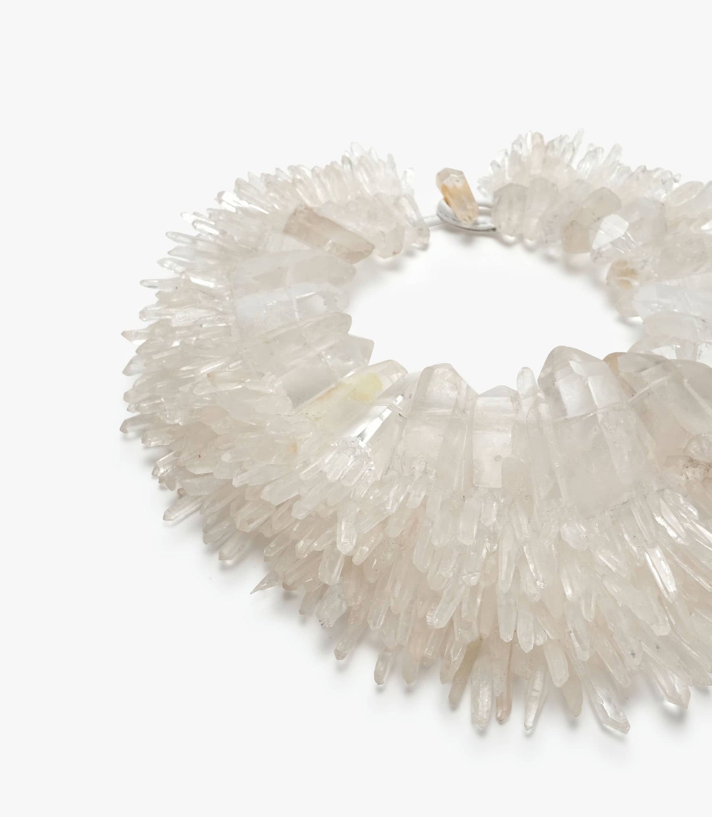 50th anniversary necklace: mountain crystal
