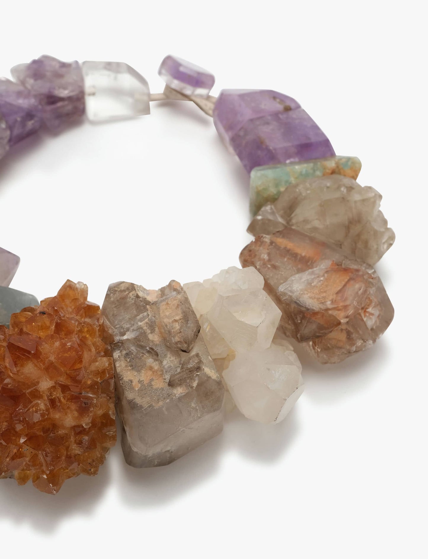 50th anniversary necklace: mixed gemstones