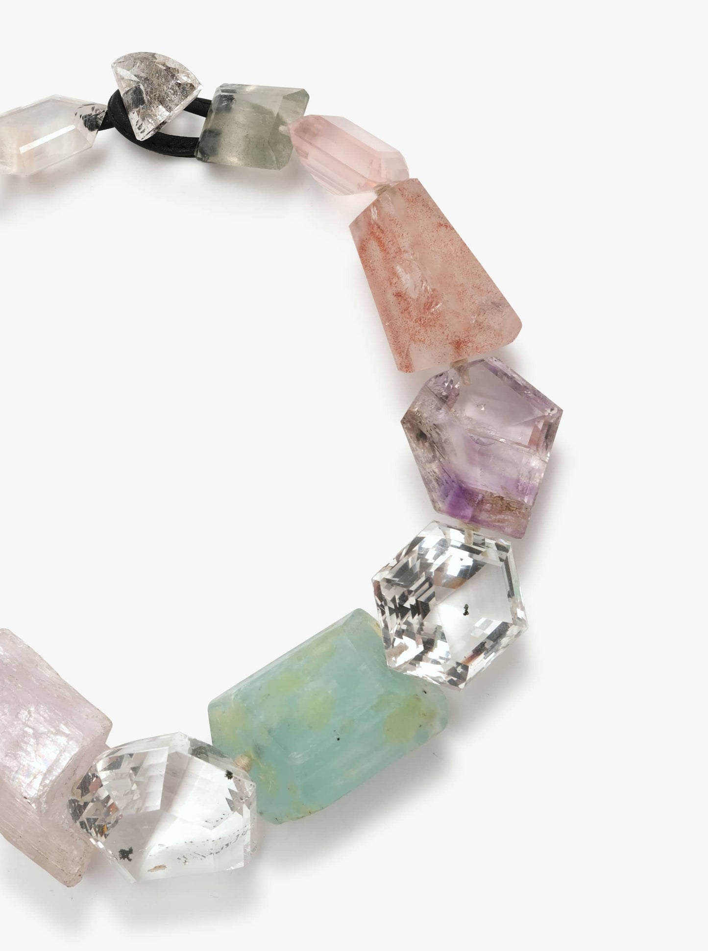 50th anniversary necklace: mixed gemstones