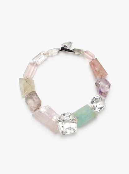 50th anniversary necklace: mixed gemstones