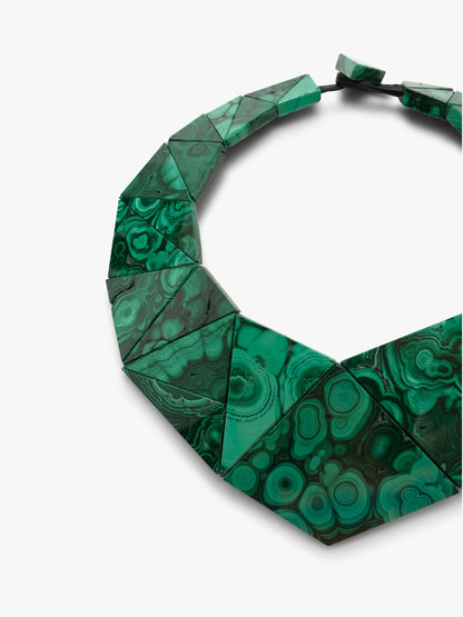 Necklace: malachite