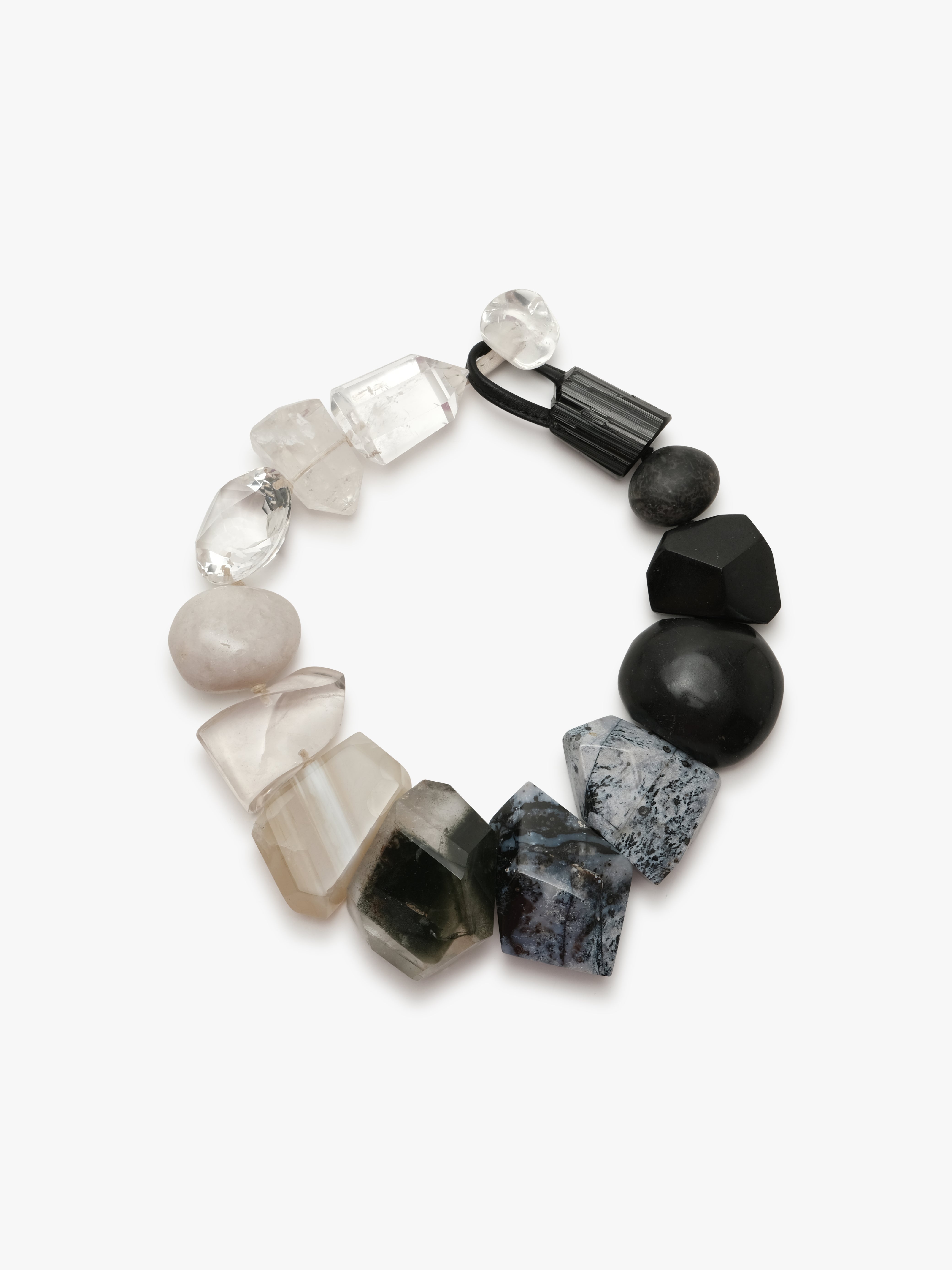 Necklace: multi materials