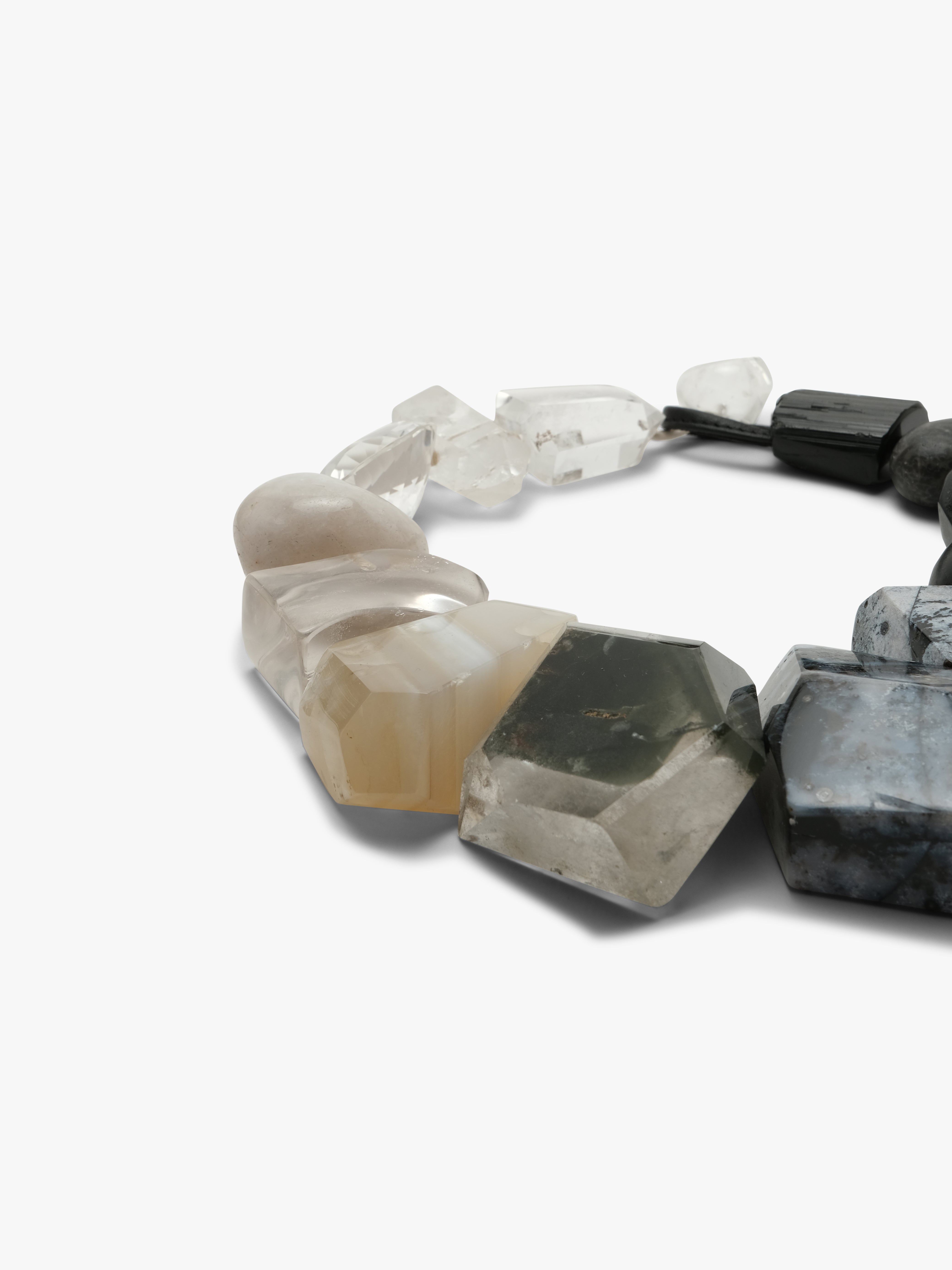 Necklace: multi materials