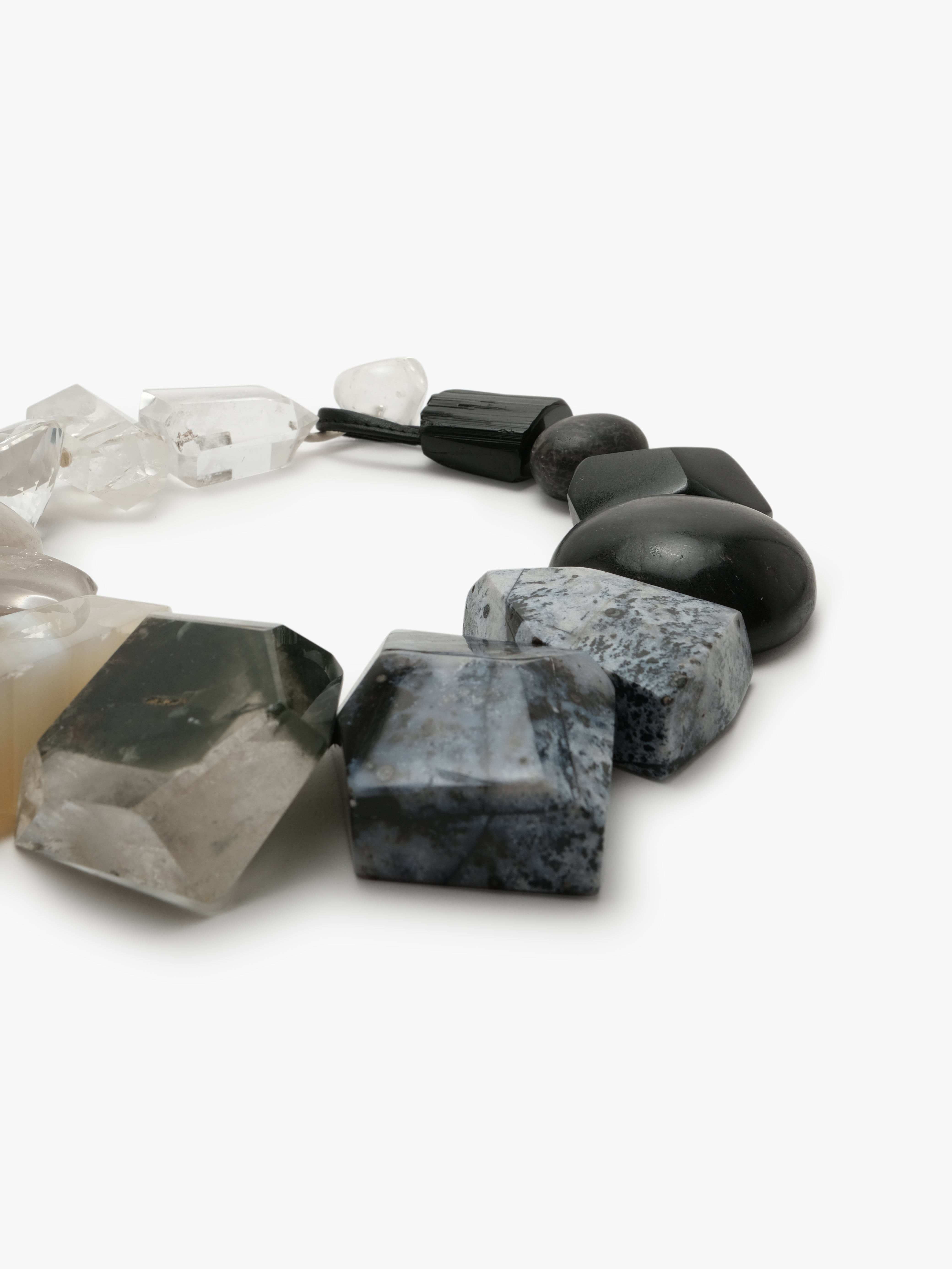 Necklace: multi materials