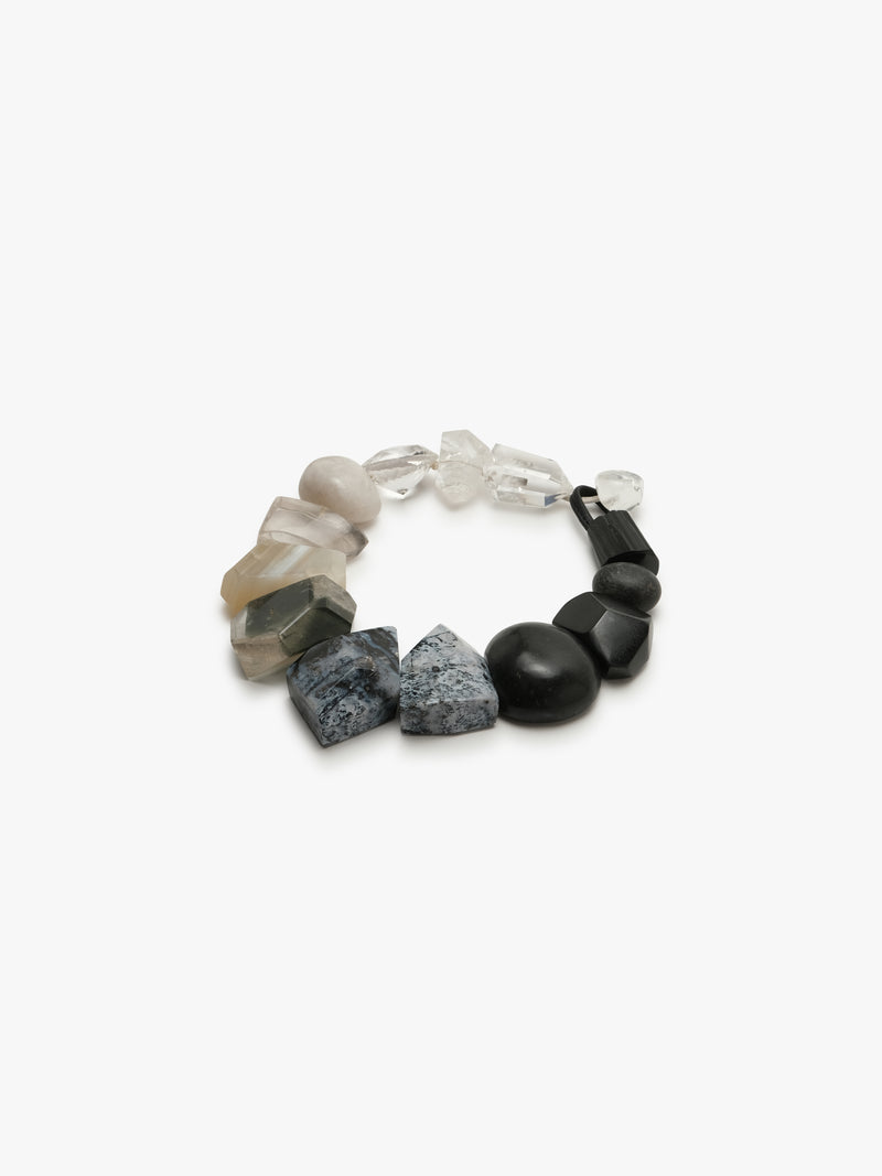 Necklace: multi materials