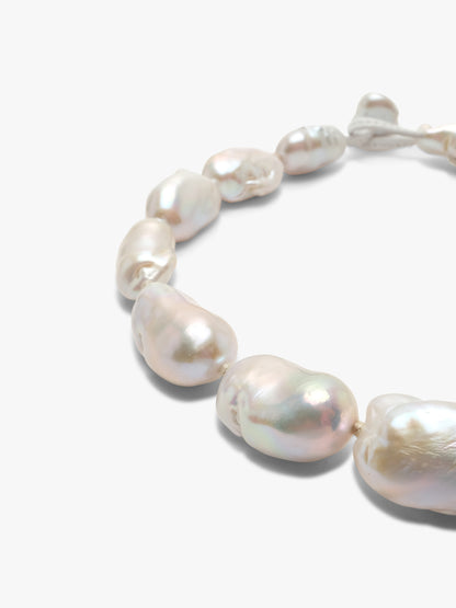 Necklace: baroque pearls