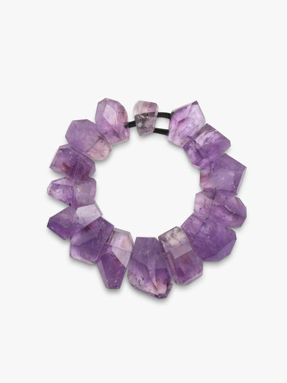 Necklace: amethyst