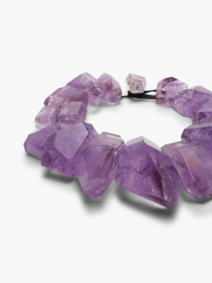 Necklace: amethyst