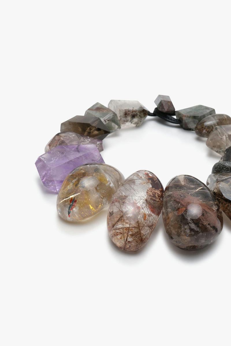 Necklace: multi materials
