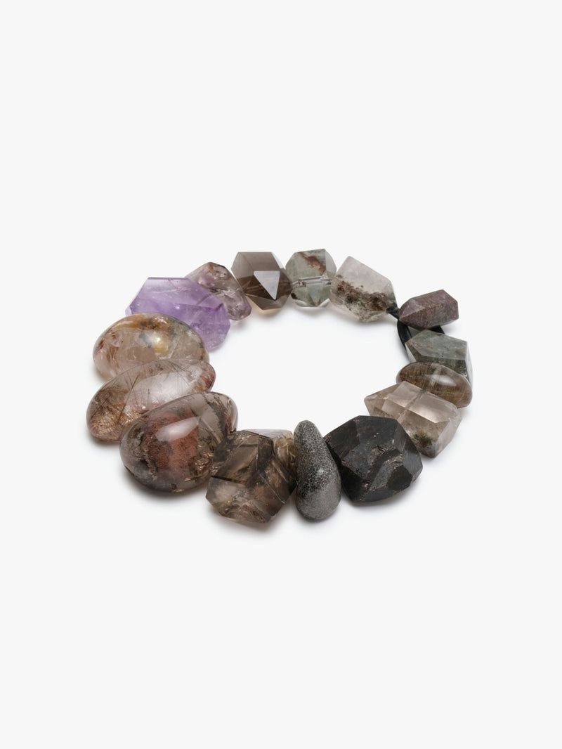 Necklace: multi materials