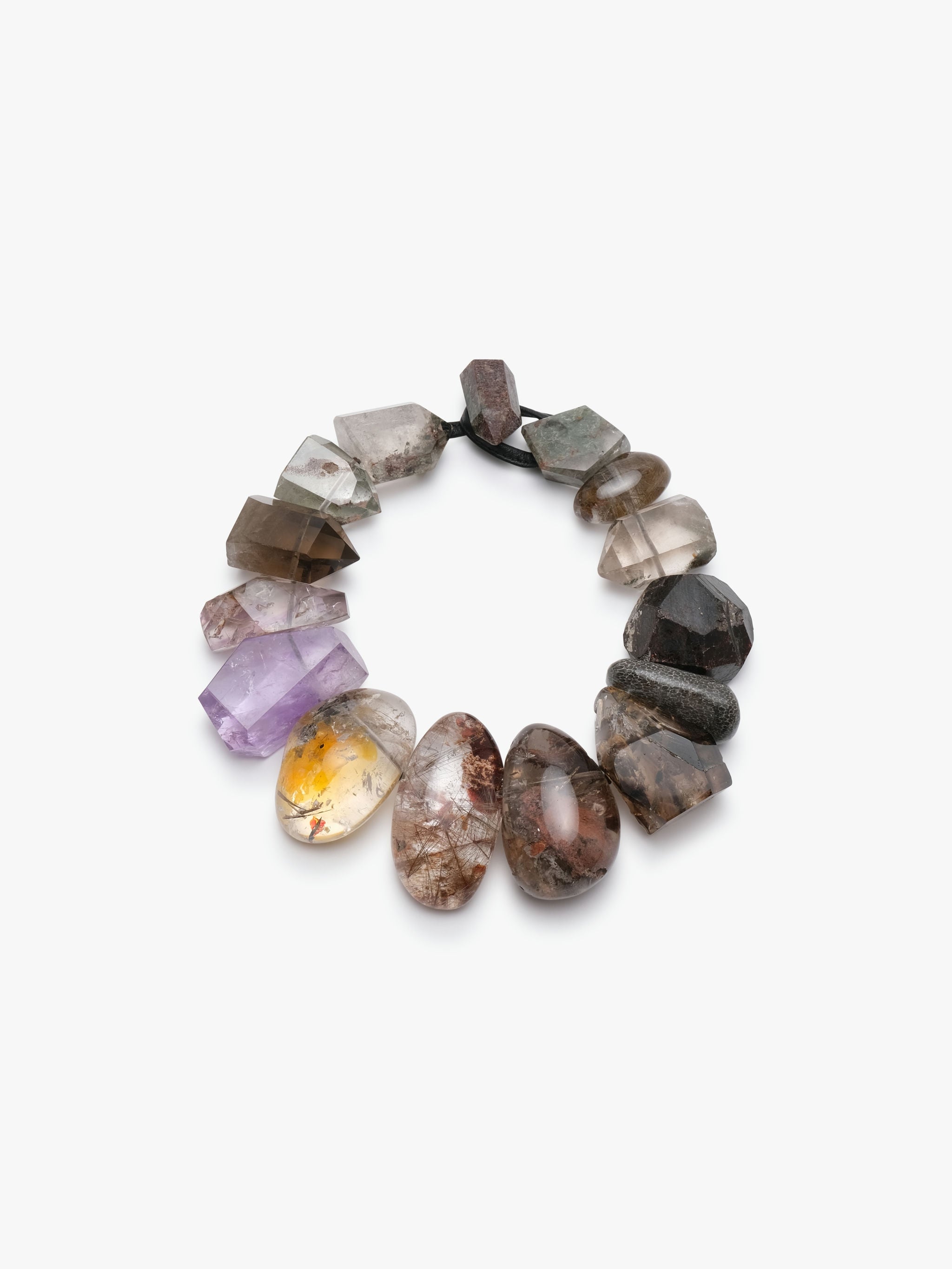 Necklace: multi materials