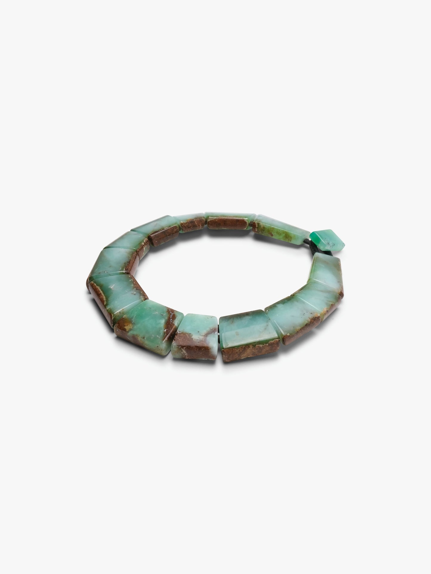Necklace: chrysoprase