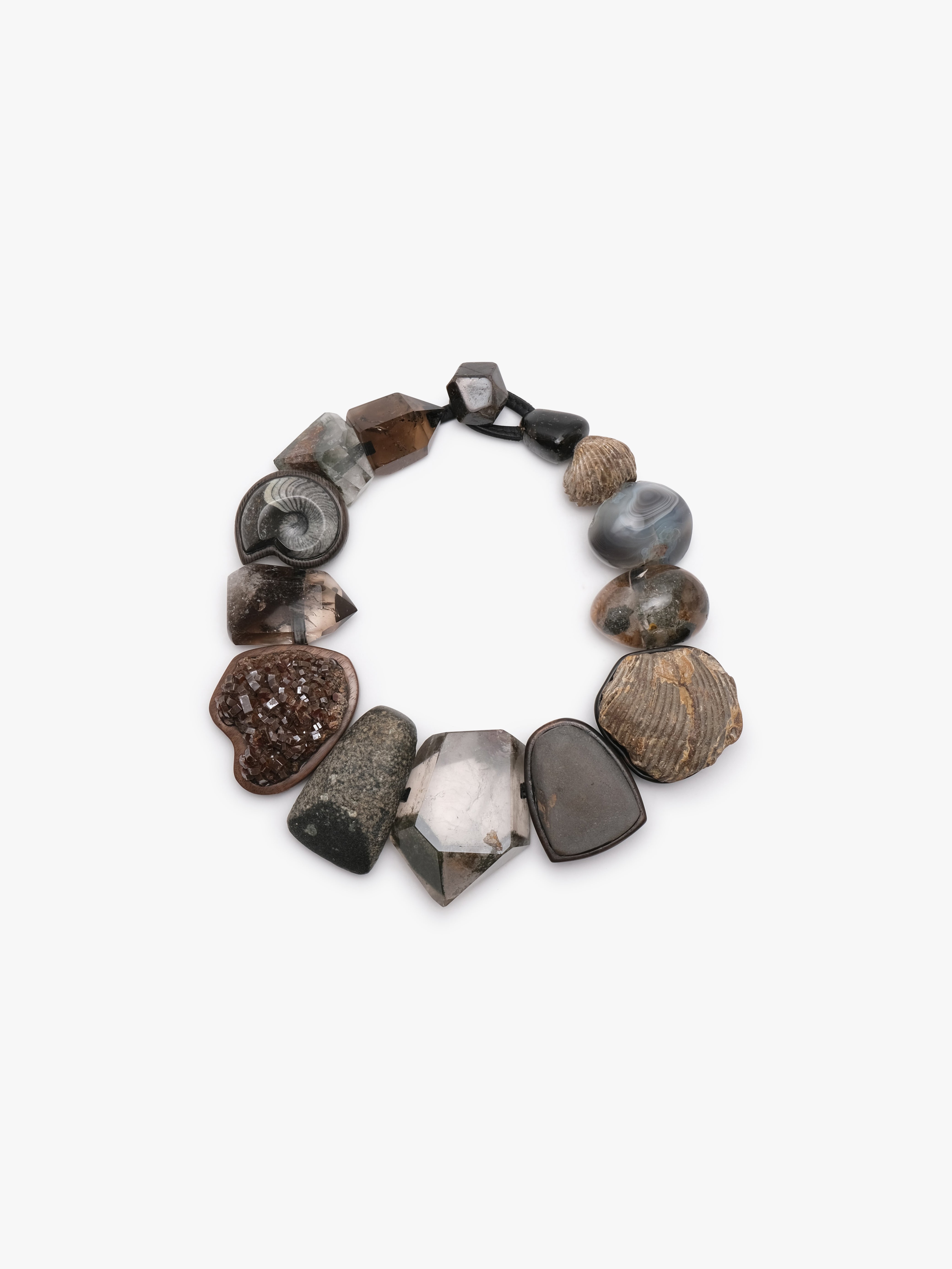 Necklace: multi materials