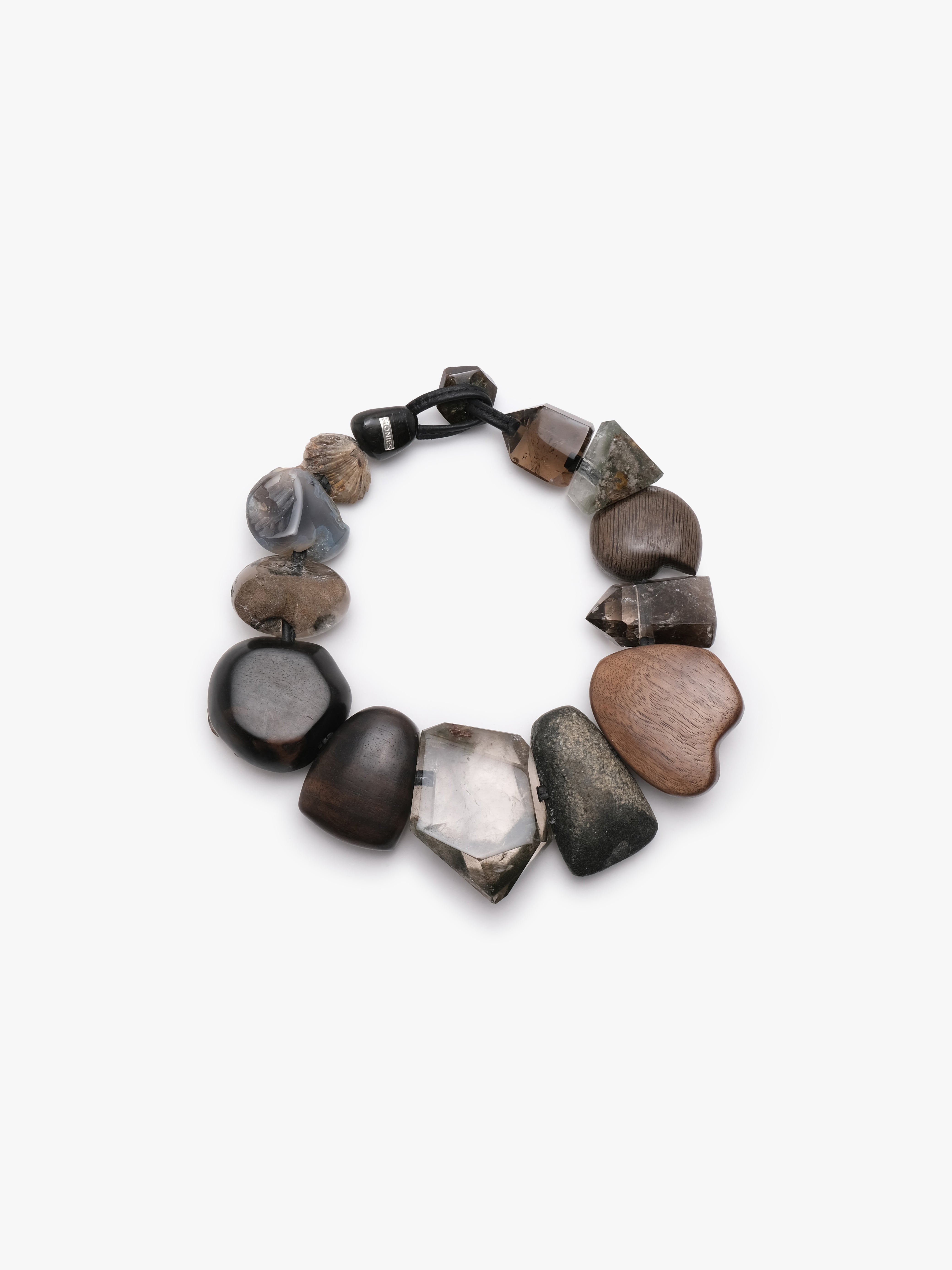 Necklace: multi materials