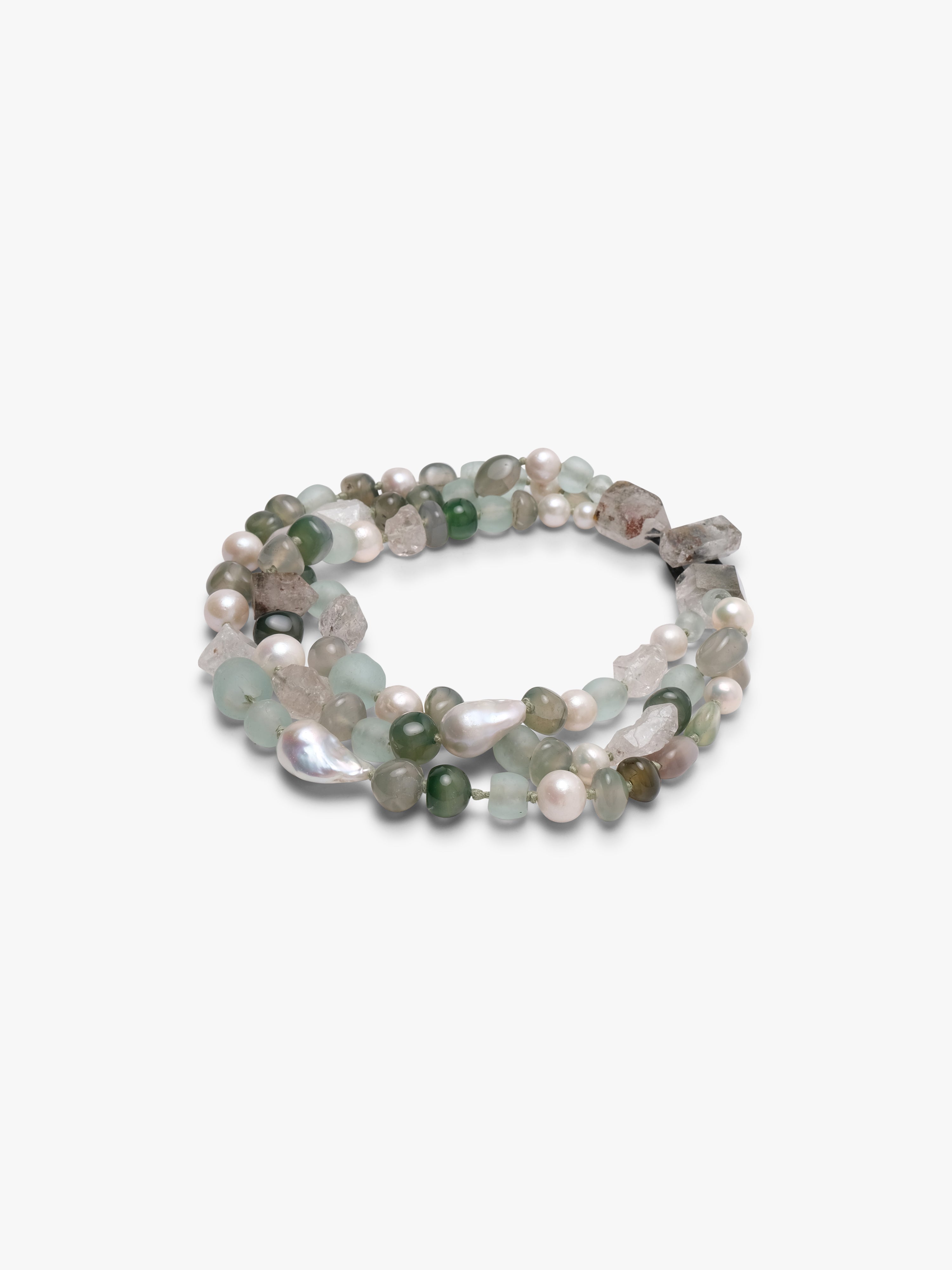 Necklace: multi materials