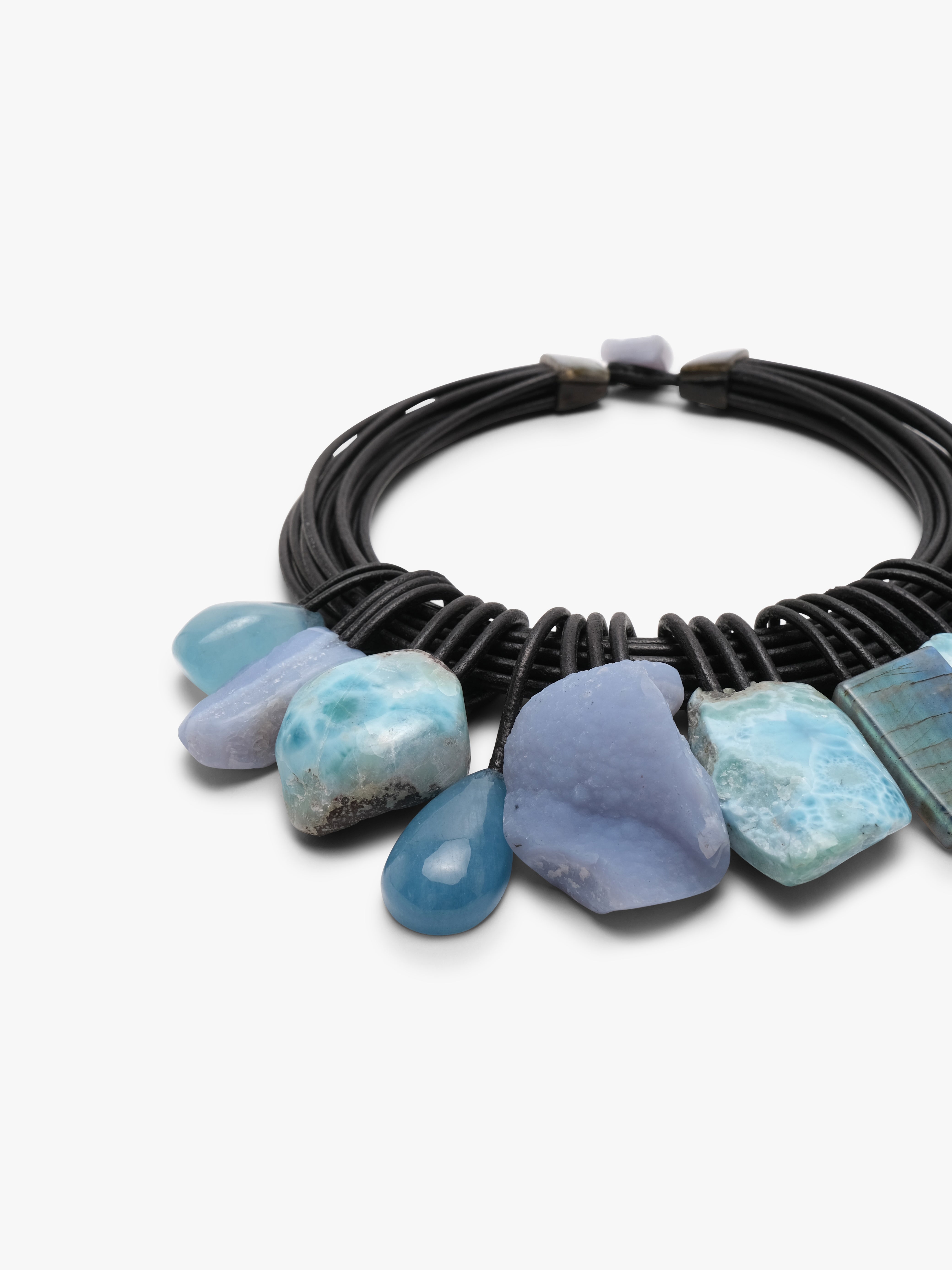 Necklace: multi materials