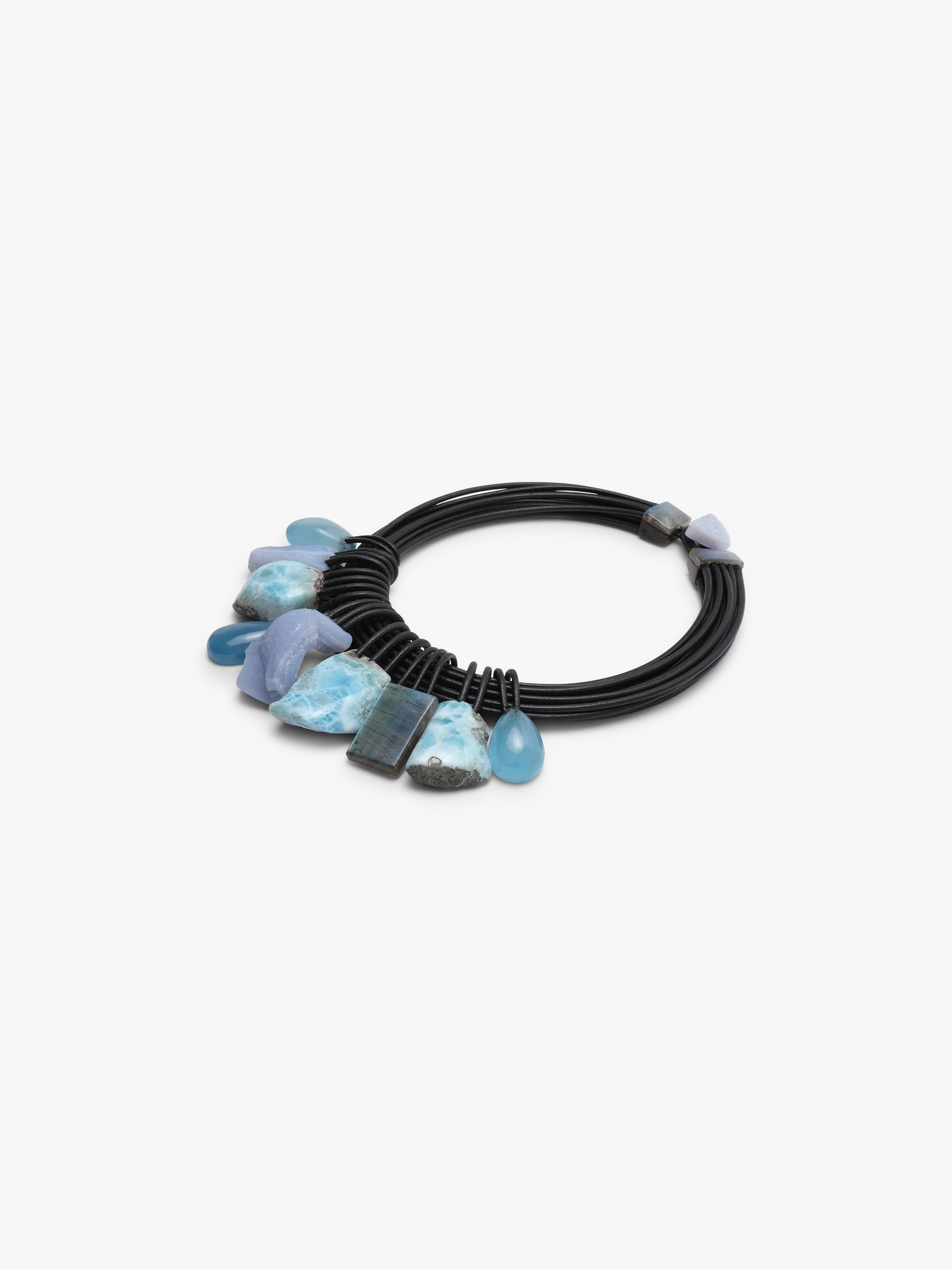 Necklace: multi materials