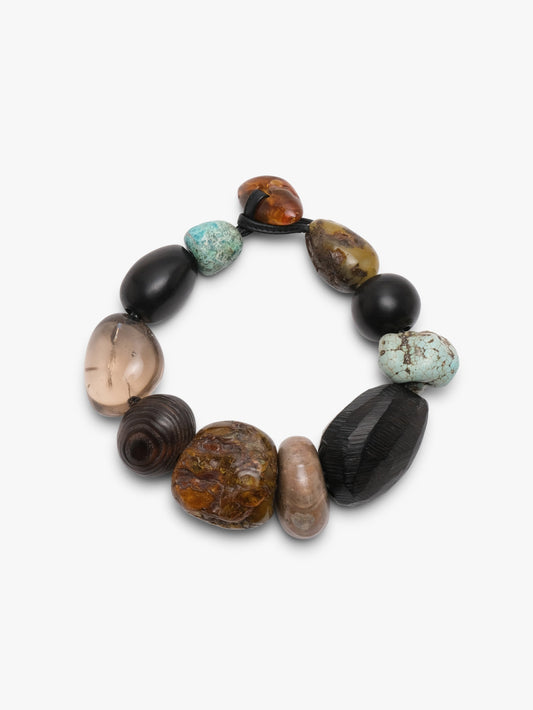 Necklace: multi materials