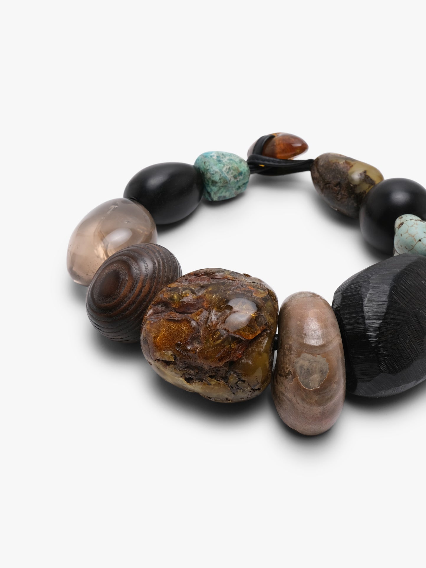 Necklace: multi materials