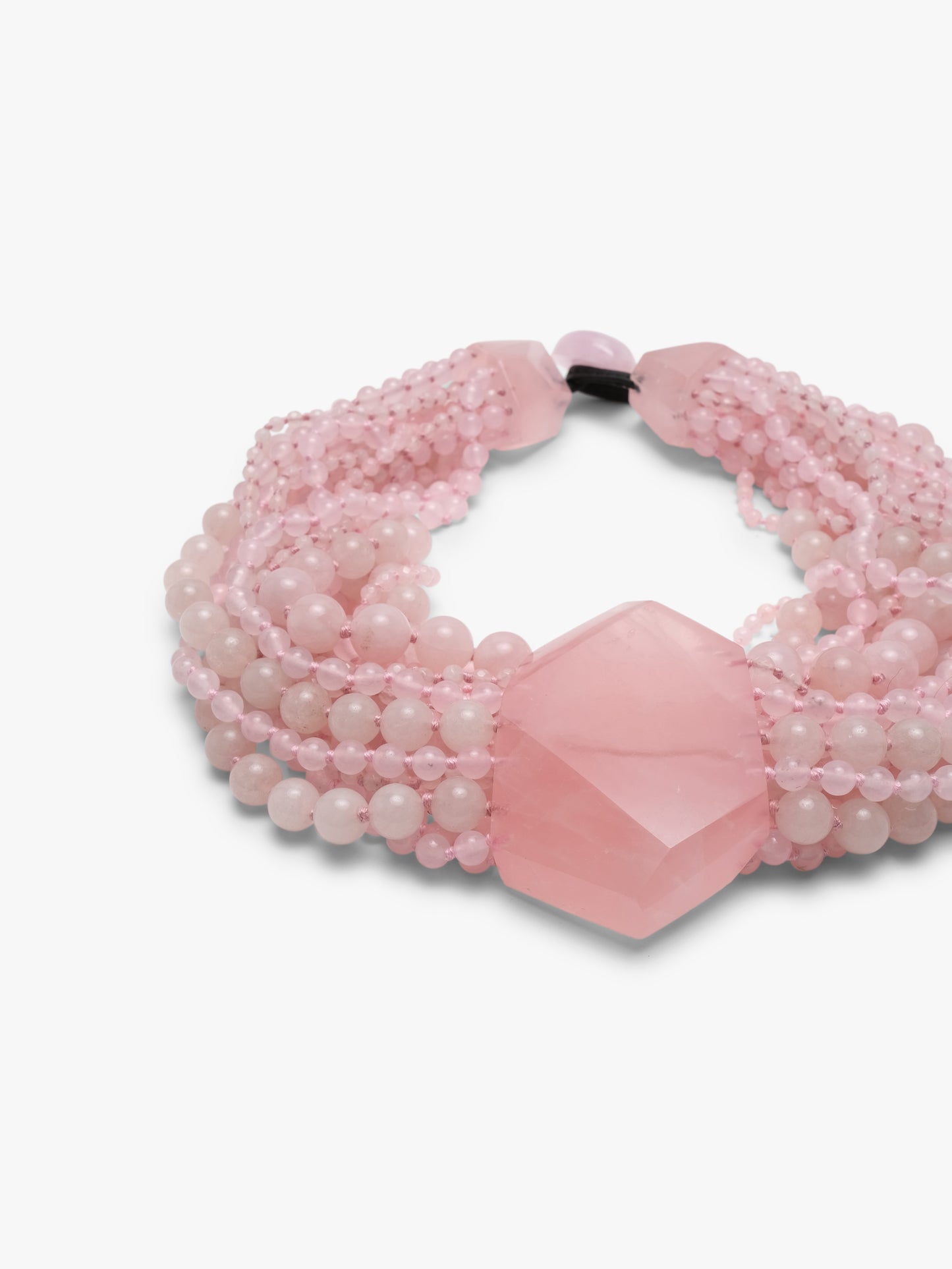 Necklace: rosequartz