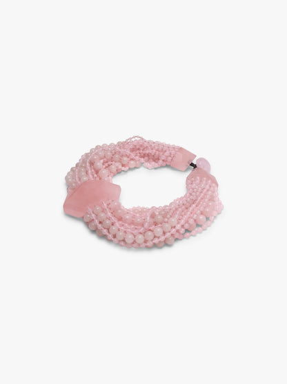 Necklace: rosequartz