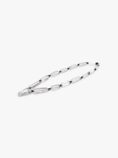 Necklace: mountain crystal