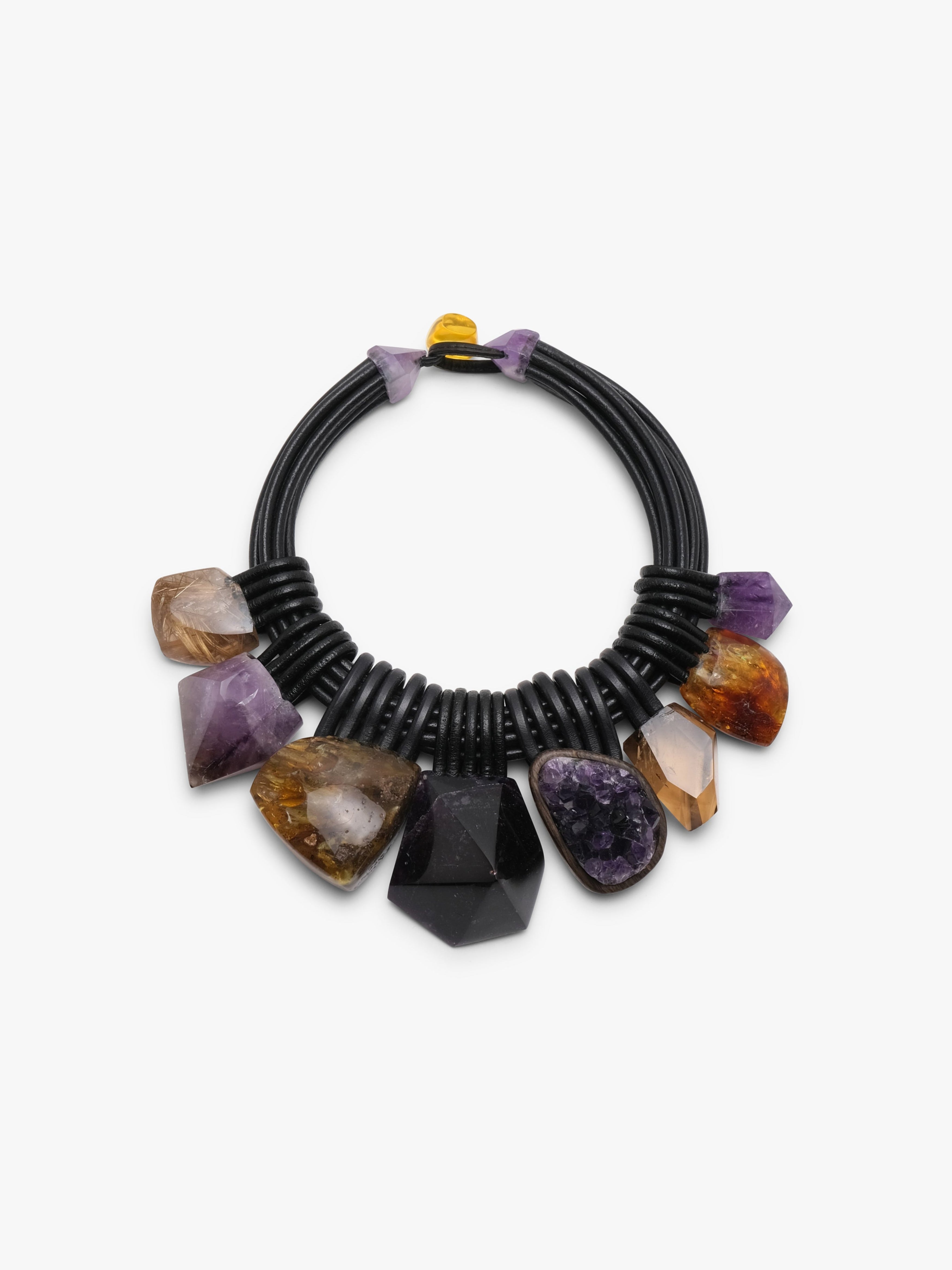 Necklace: multi materials