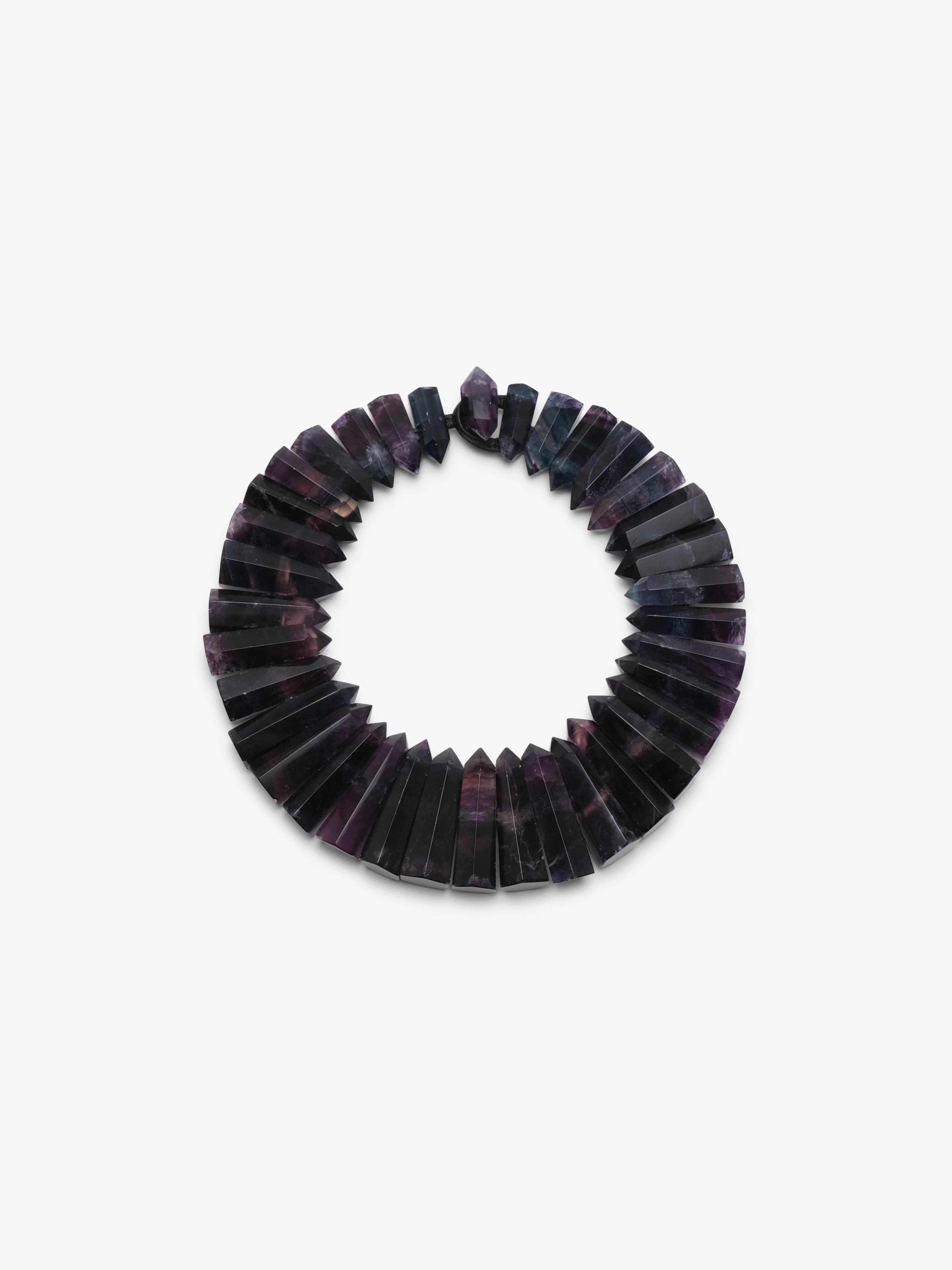 Necklace: flourite