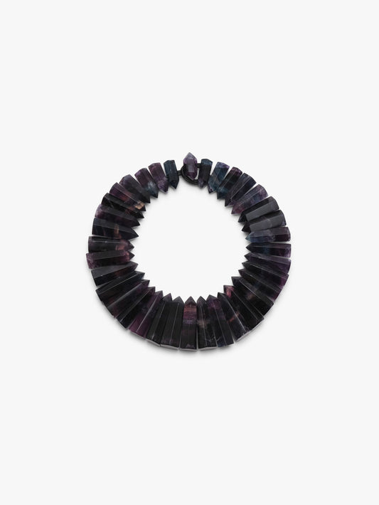 Necklace: flourite