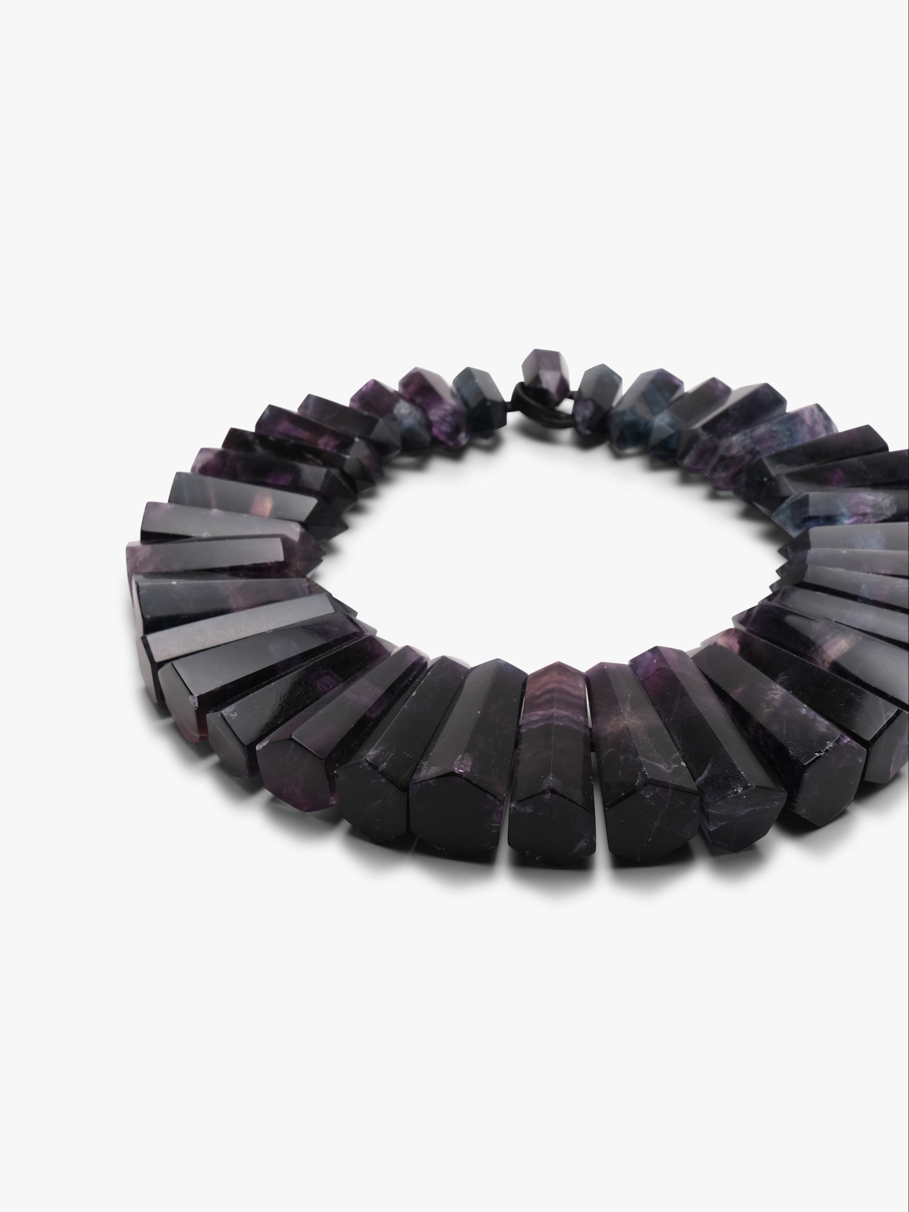 Necklace: flourite