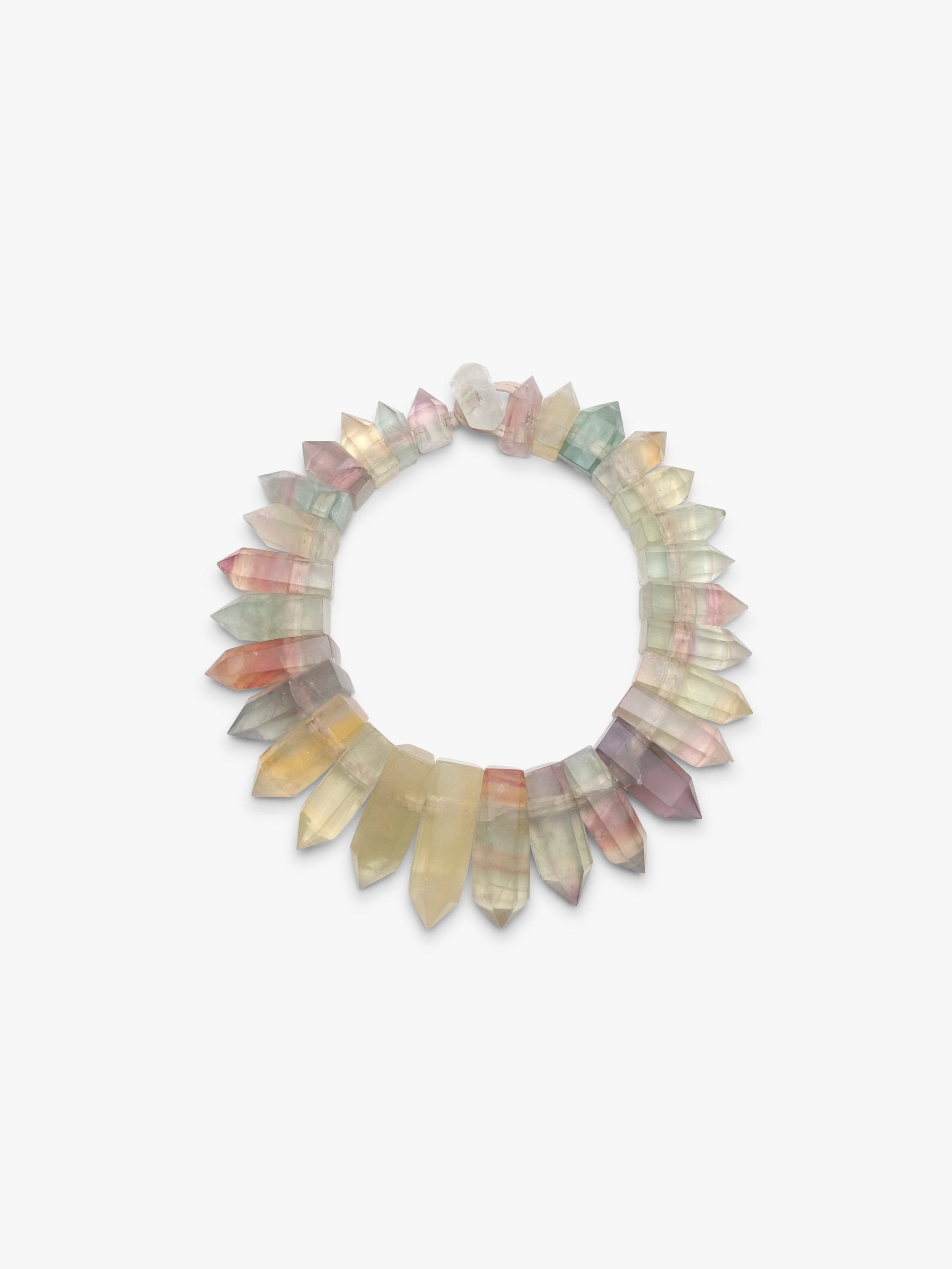Necklace: flourite