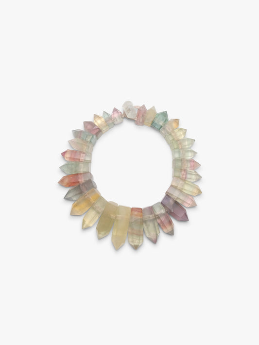 Necklace: flourite