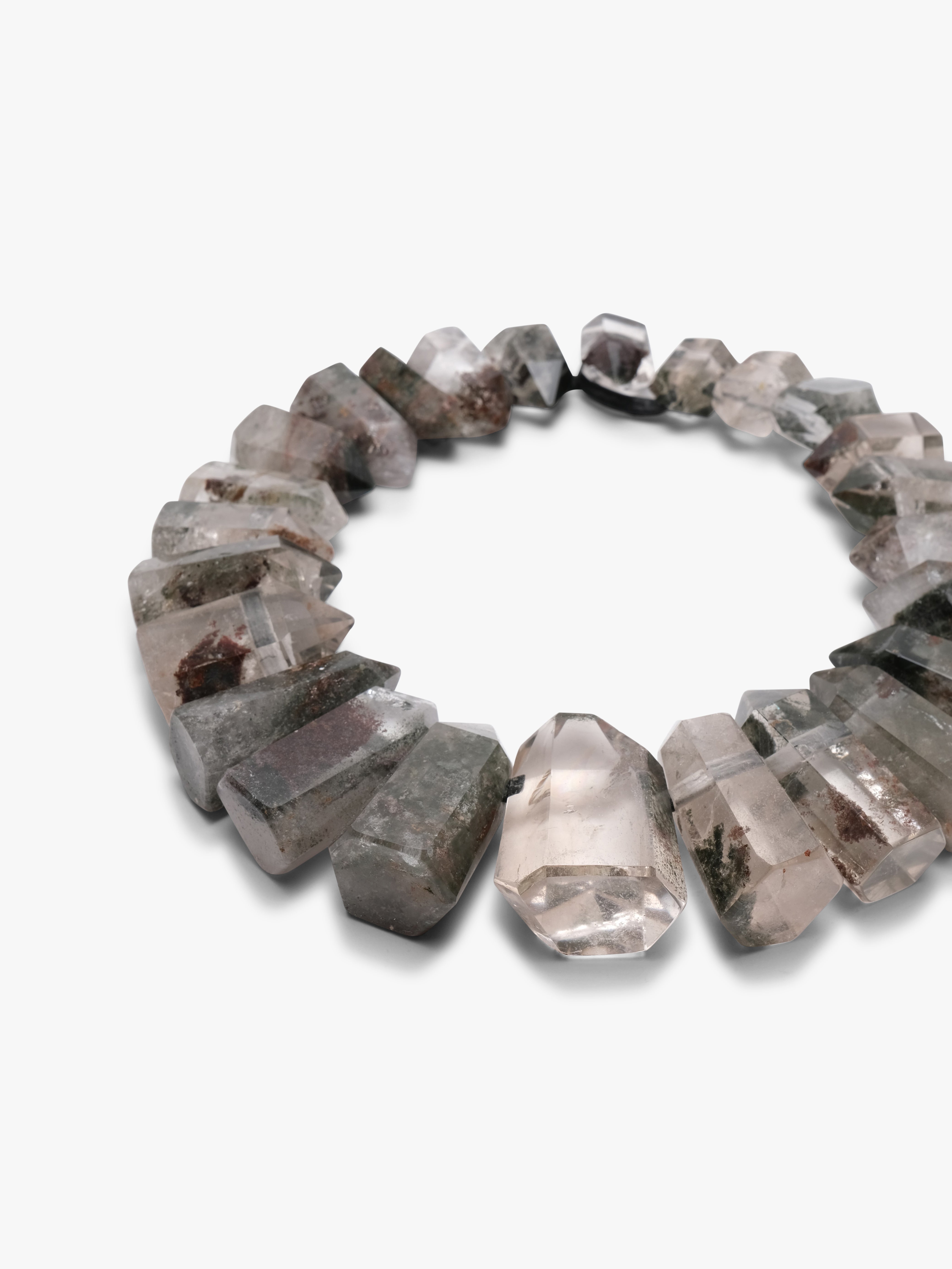 Necklace: garden quartz