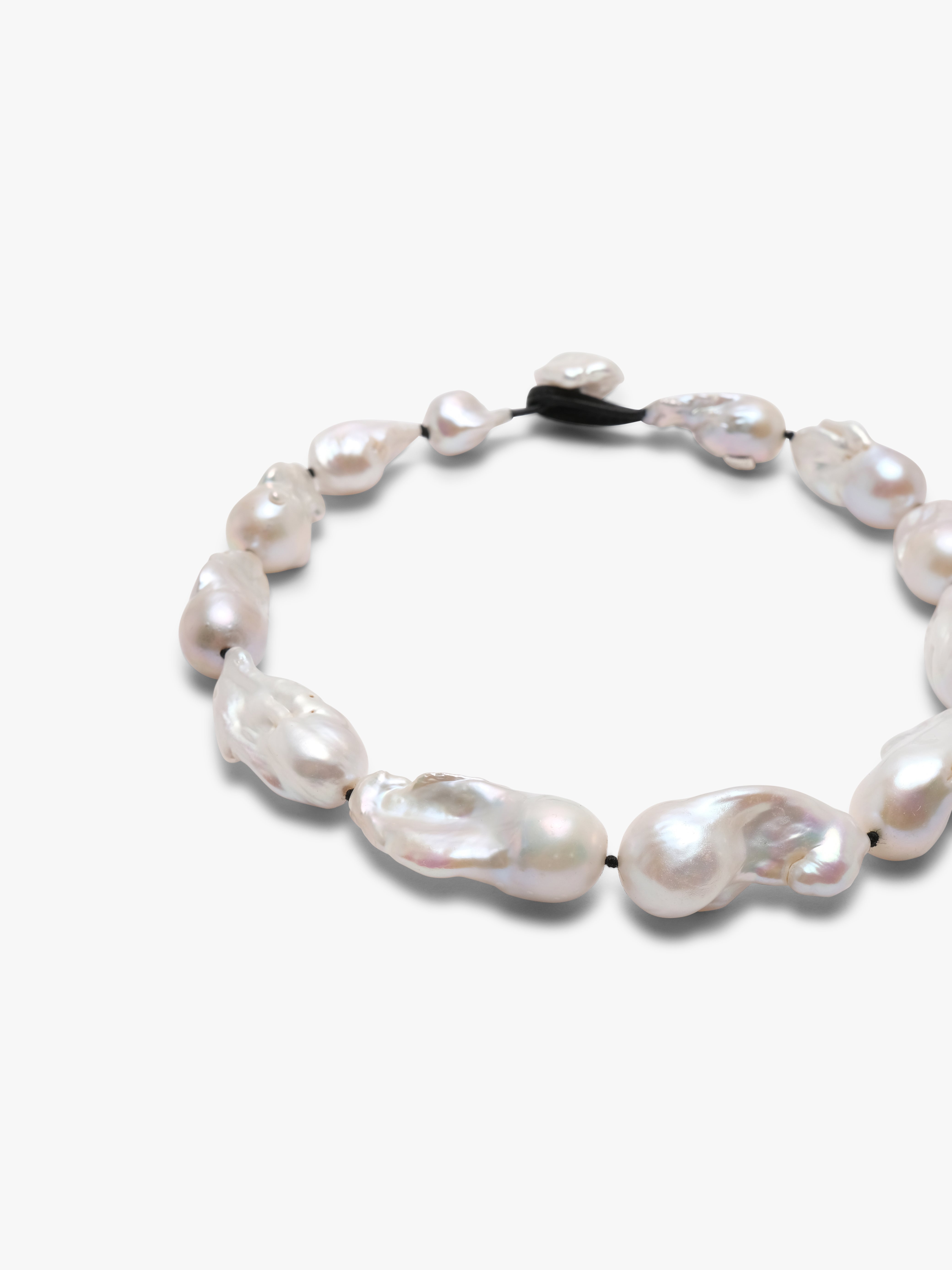 Necklace: baroque pearls