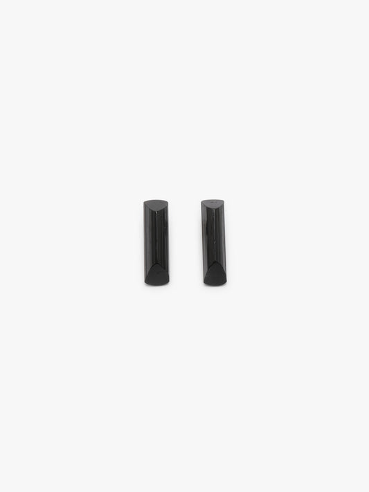 Studs earrings: tourmaline