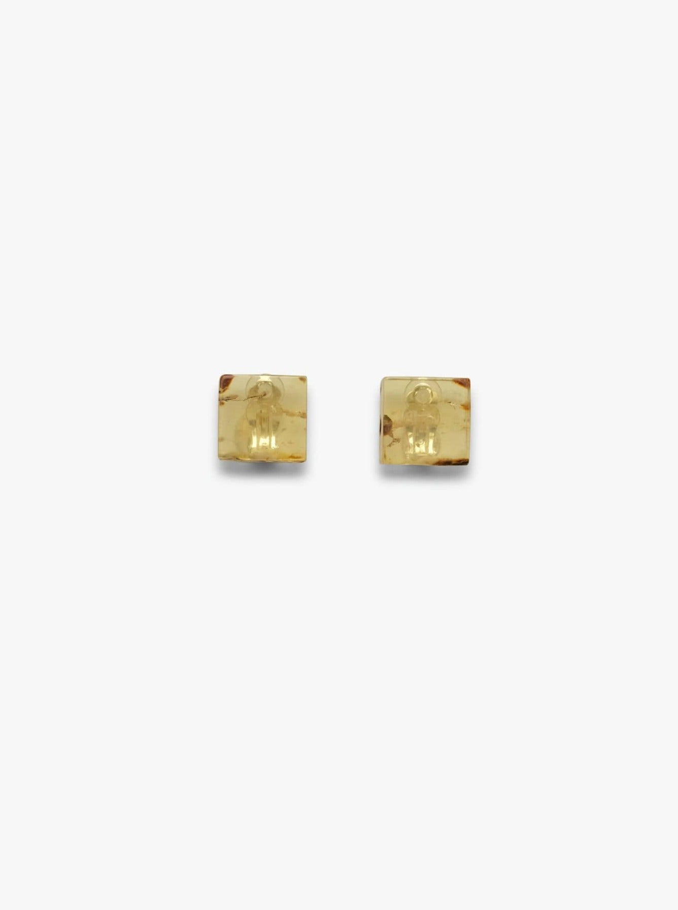 Earring: amber