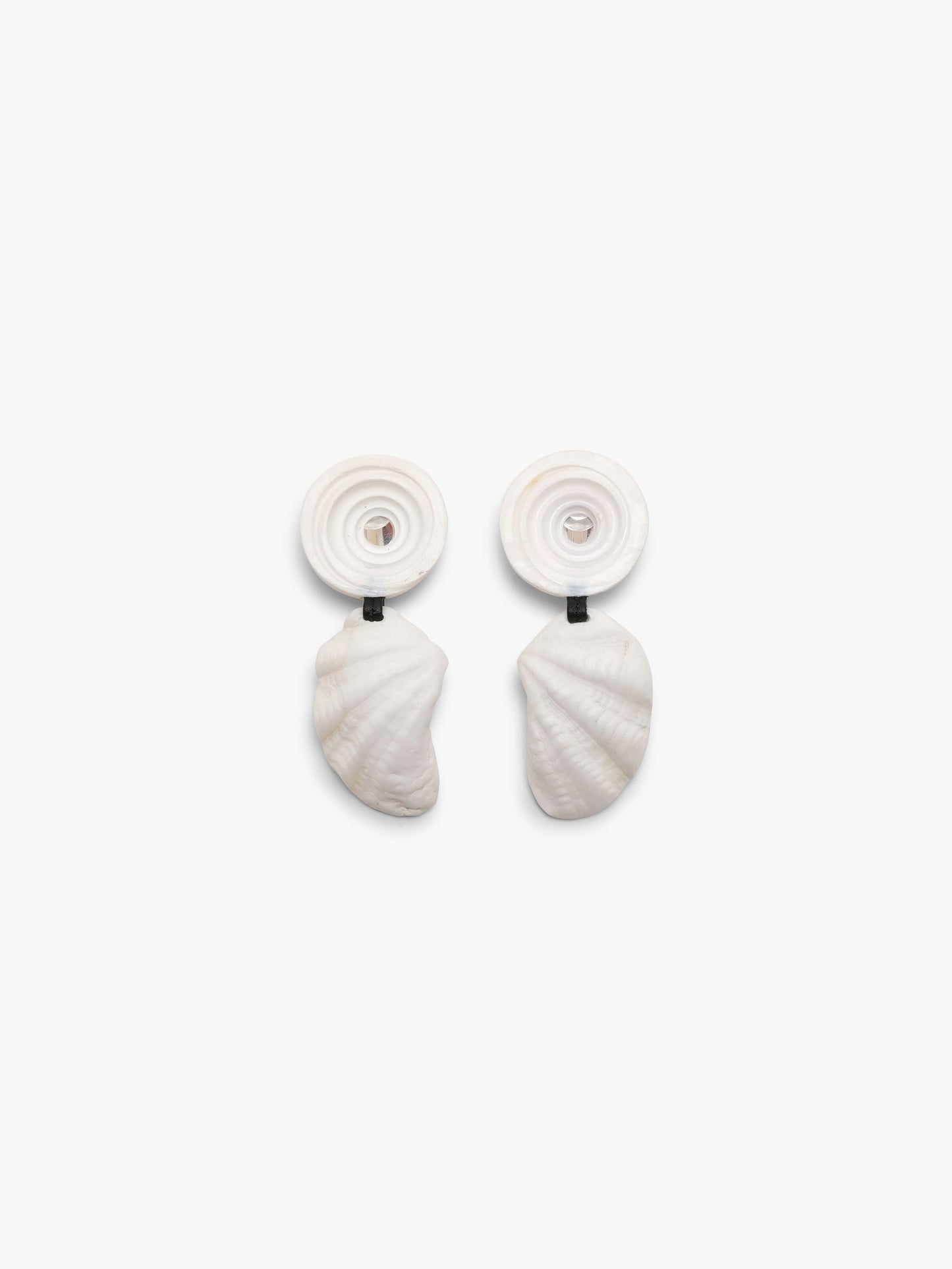 Earrings: shell