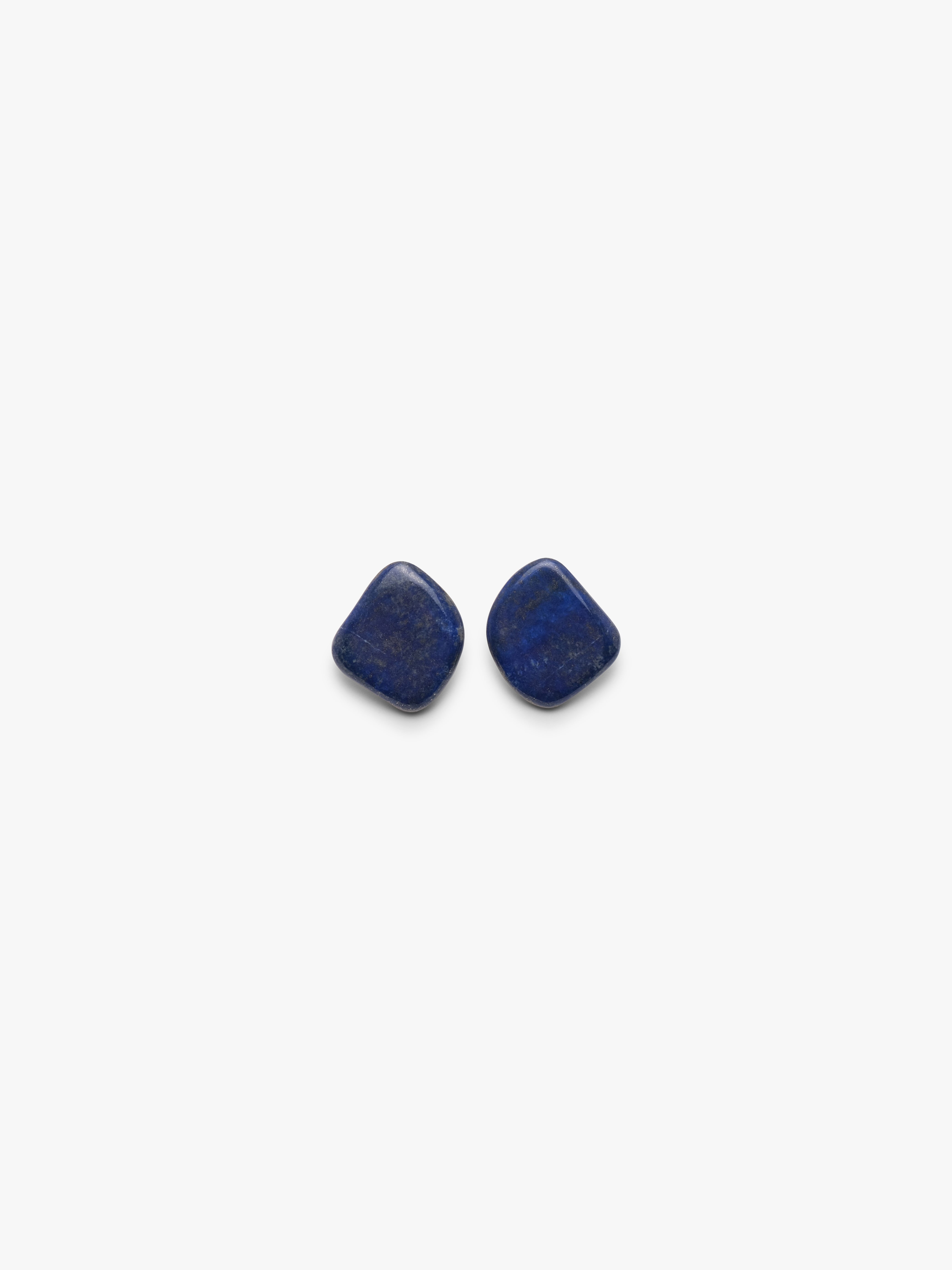 Earrings: lapis lazuli, mother of pearl