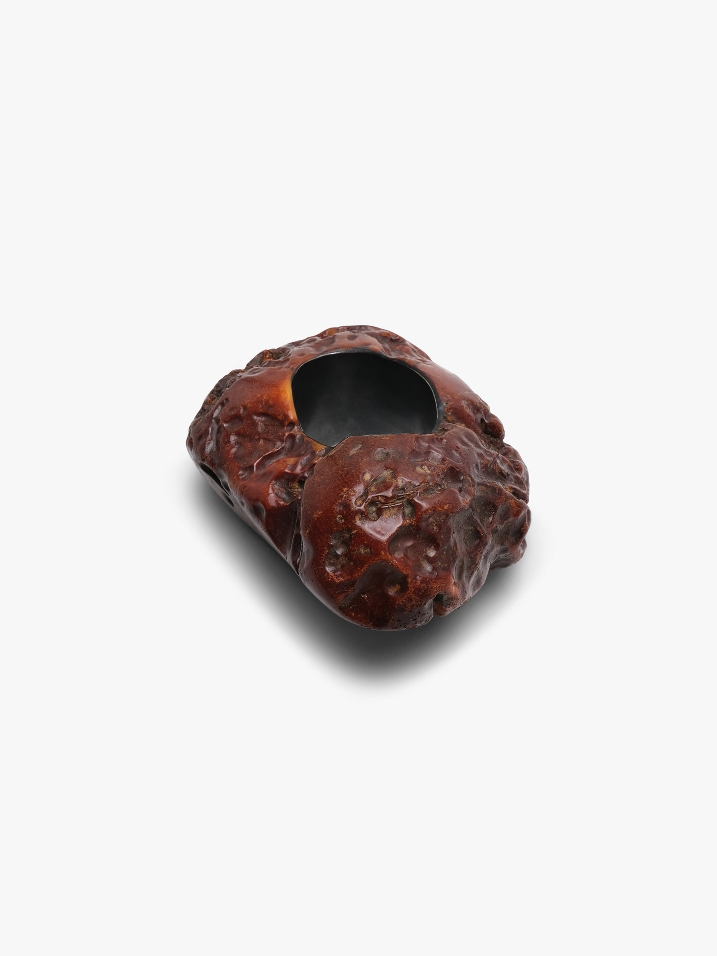 Bracelet: amber, sterling silver