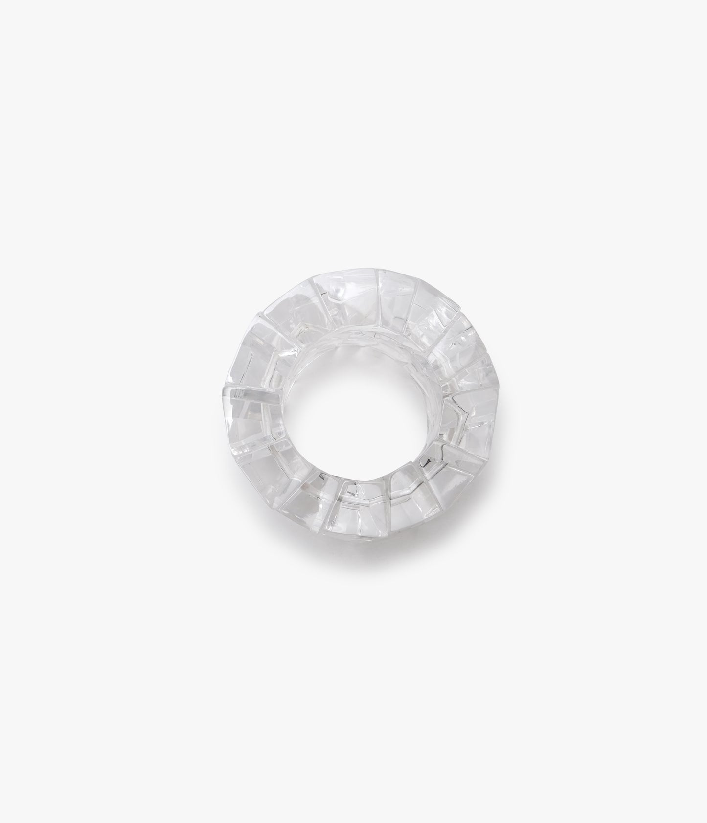 Bracelet: recycled acrylic