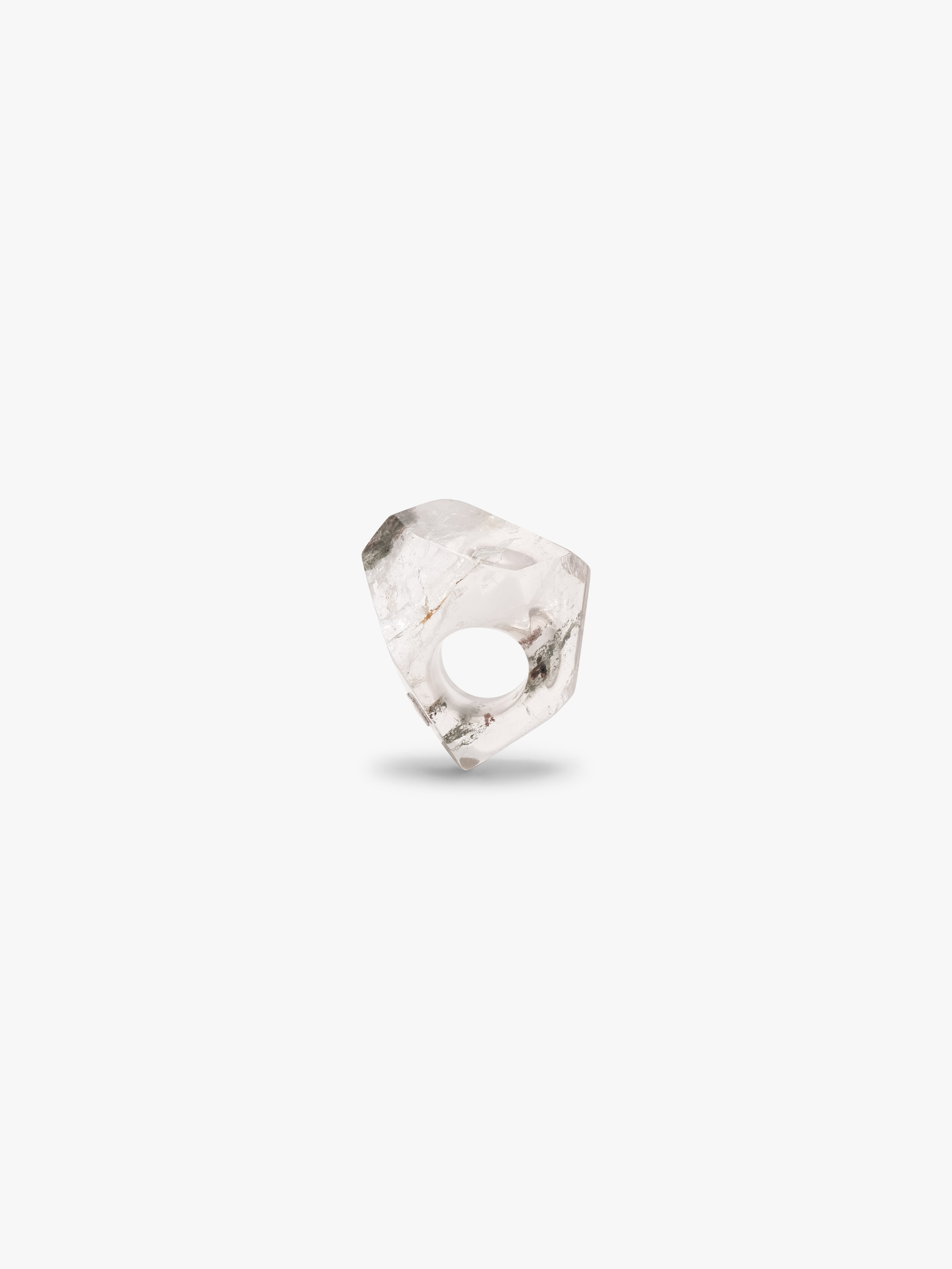 Ring: garden quartz