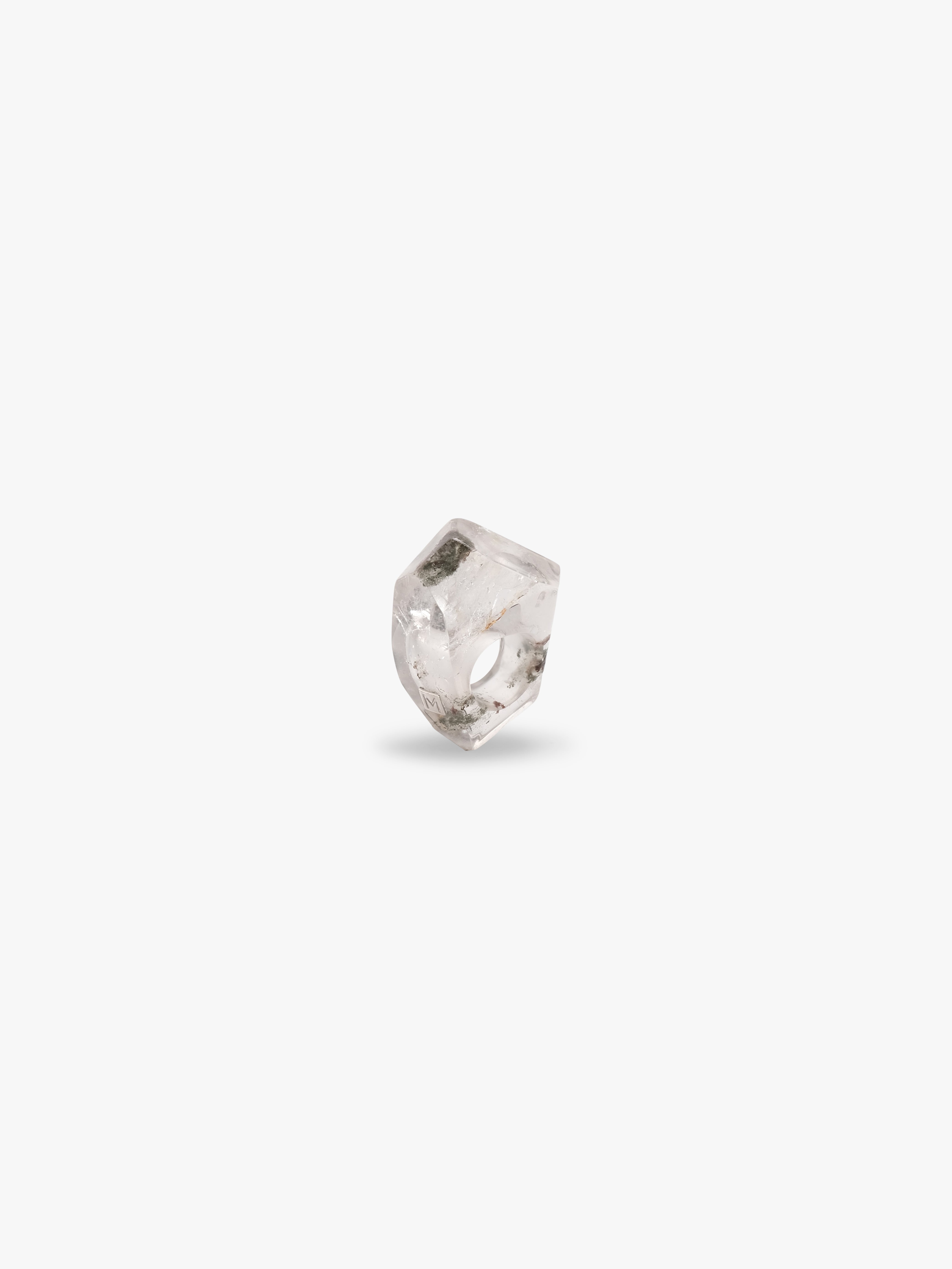 Ring: garden quartz