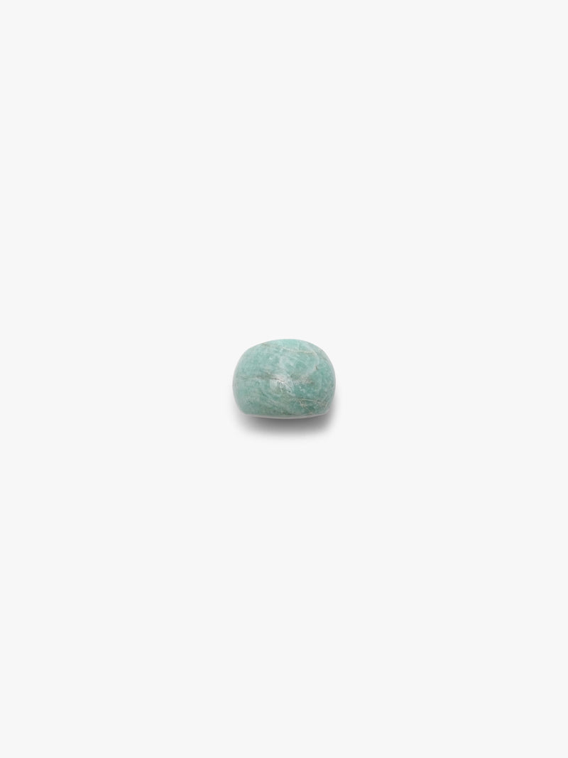 The top of a curved ring in a light blue marbled look, displayed on a white background.