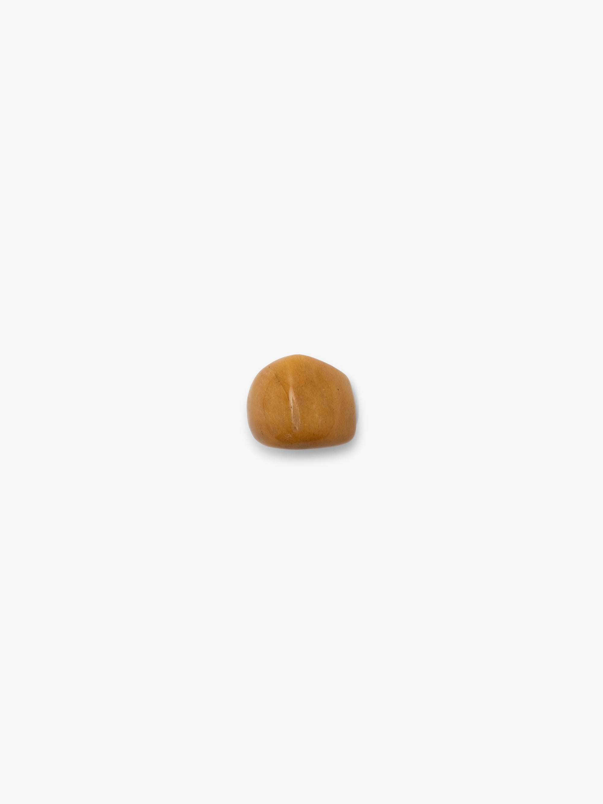 Orange organic ring, displayed on a white background.