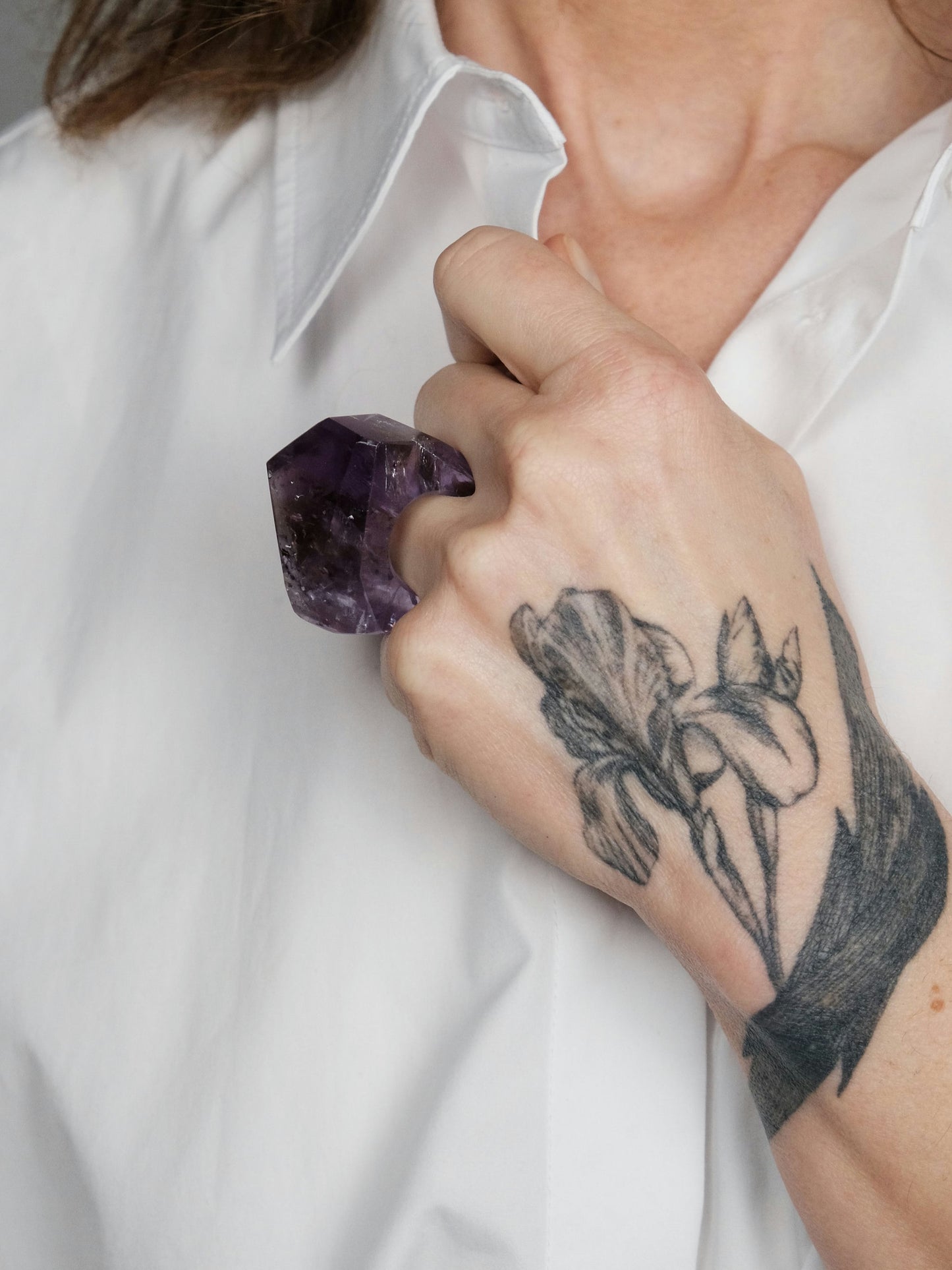 Ring: amethyst