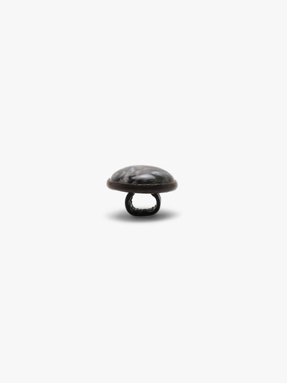 Ring: jasper, leather, wengé