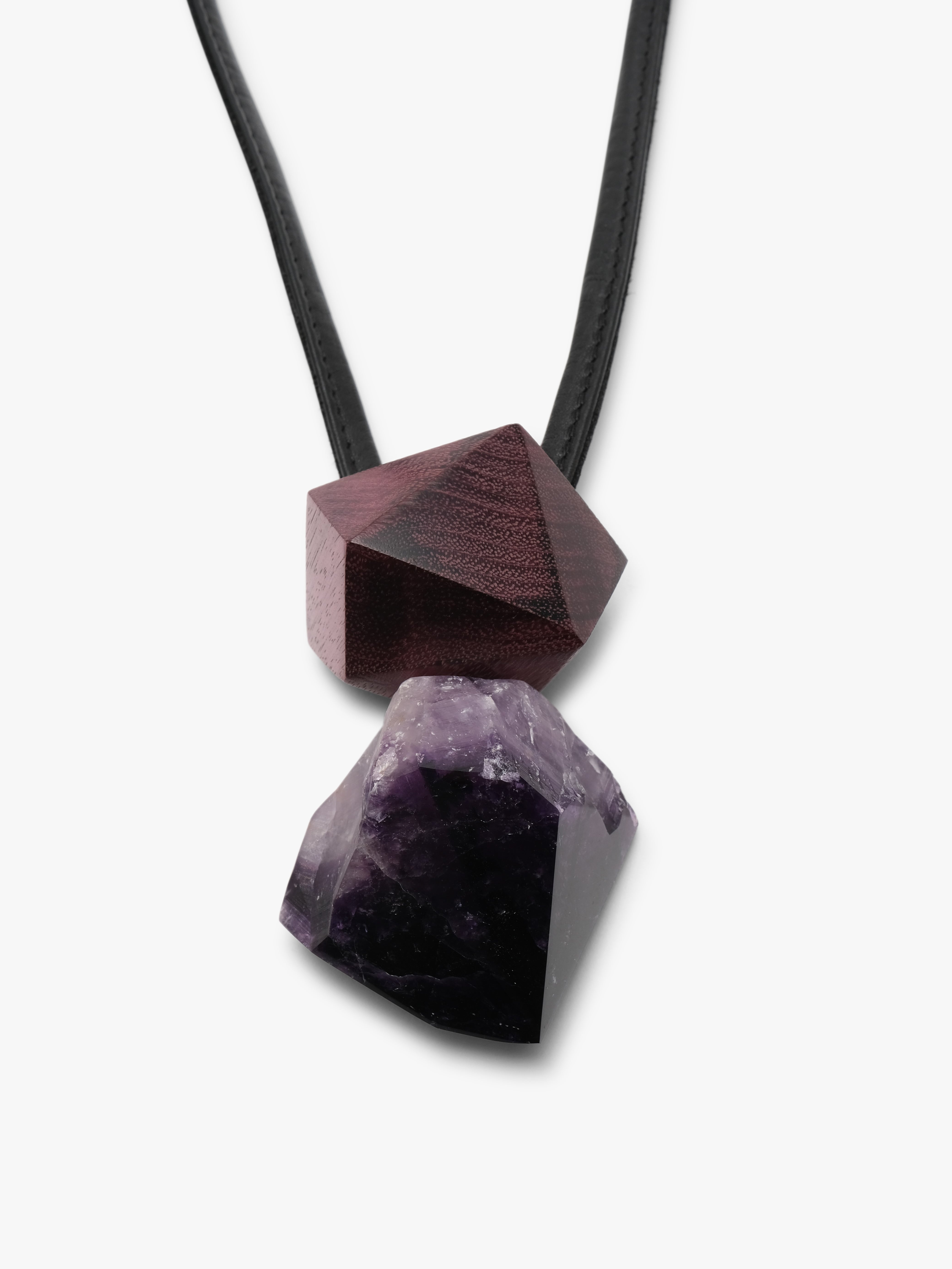 Pendant: amethyst, amaranth