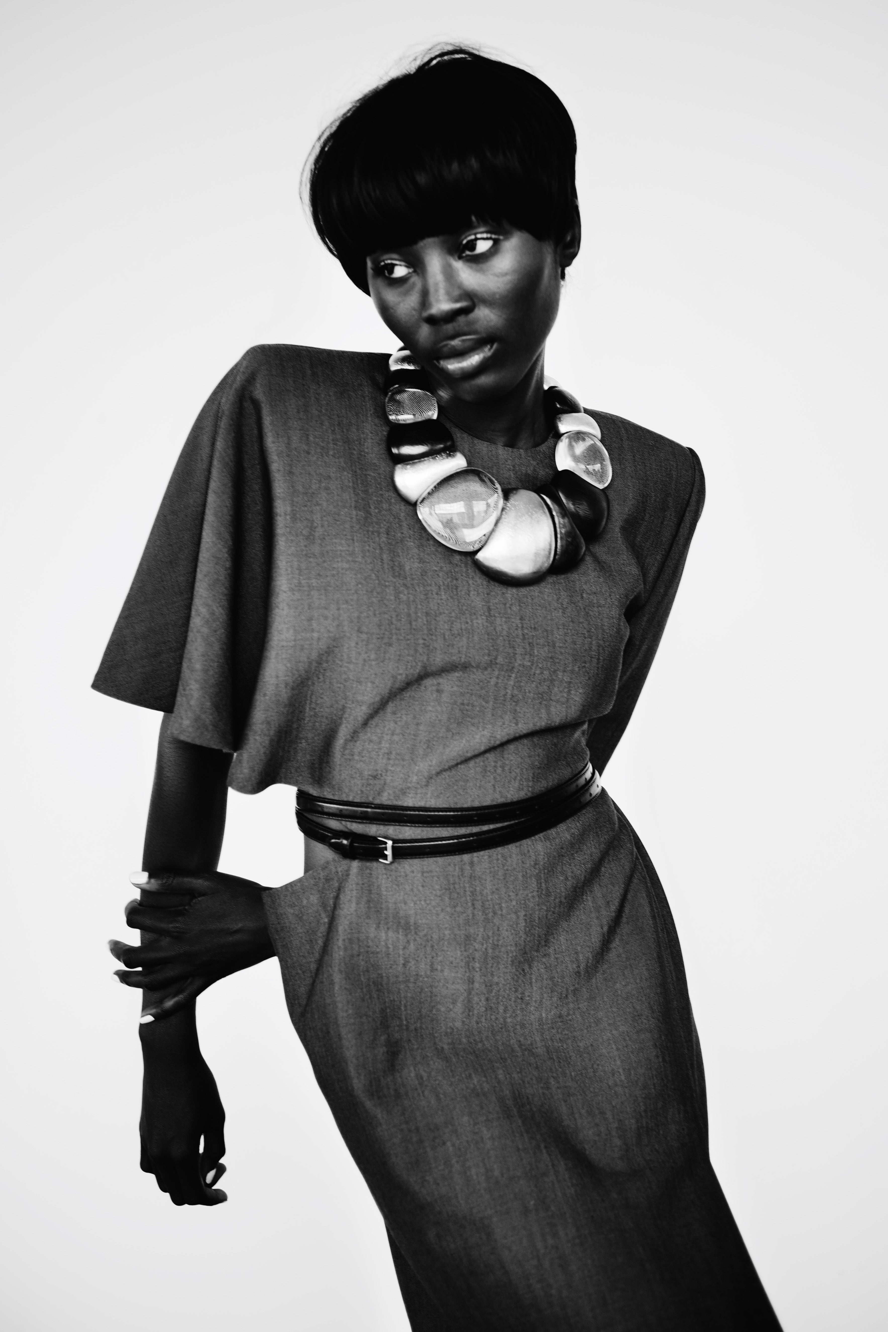 Oria necklace: mixed materials